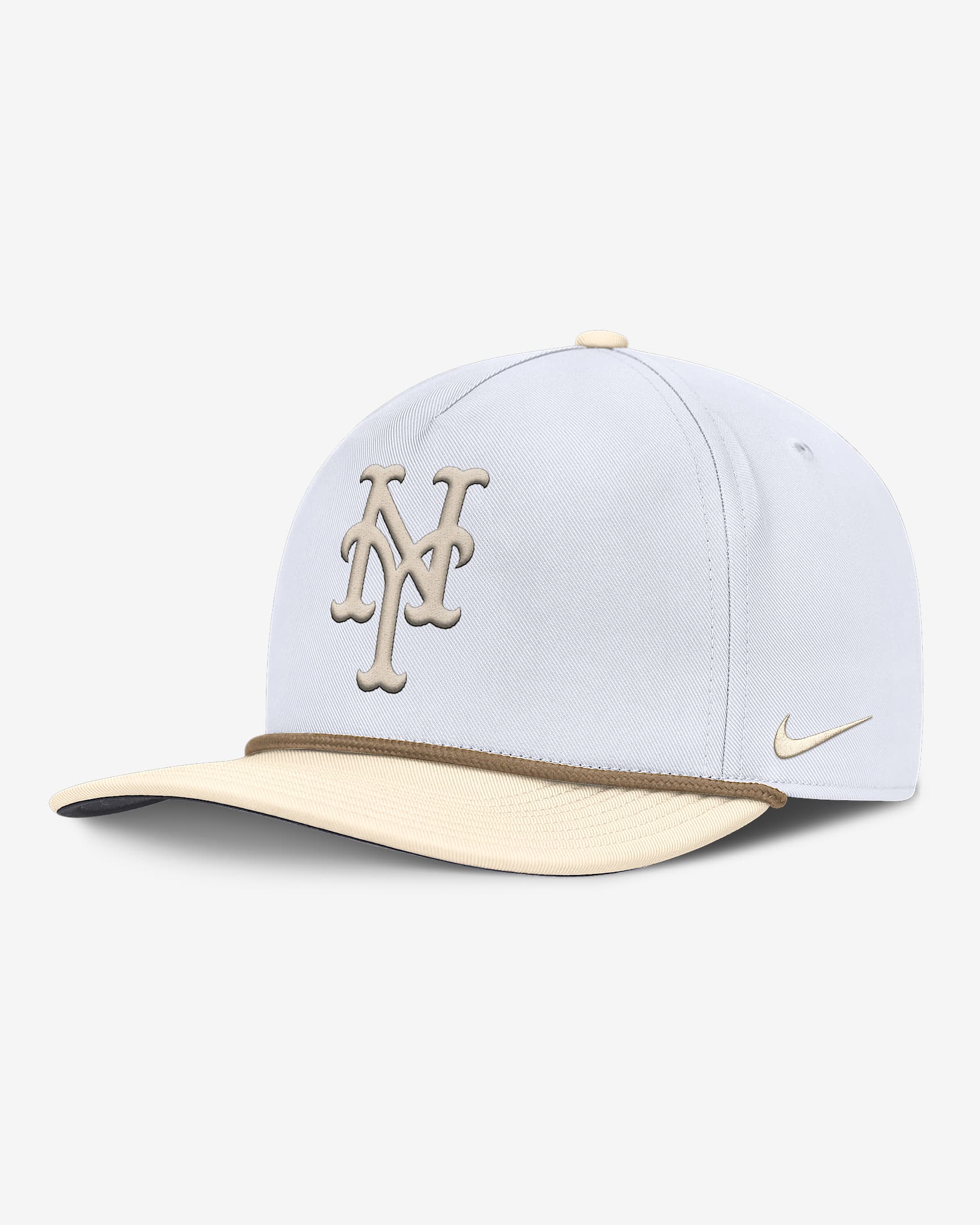 New York Mets Pro Men’s Nike AeroBill MLB Adjustable Hat - White