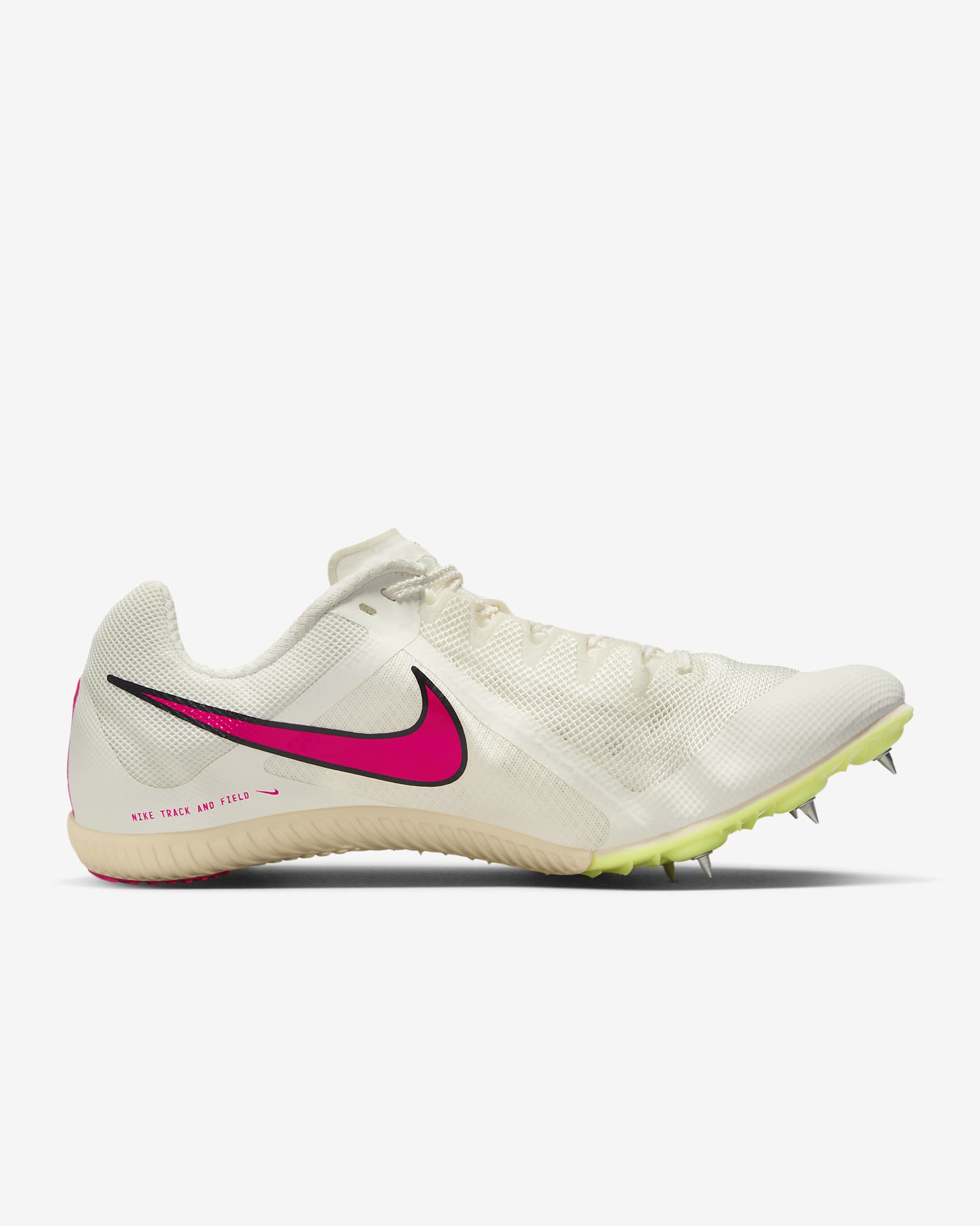 Nike Rival Multi Zapatillas con clavos para múltiples eventos Track & Field - Sail/Light Lemon Twist/Guava Ice/Fierce Pink