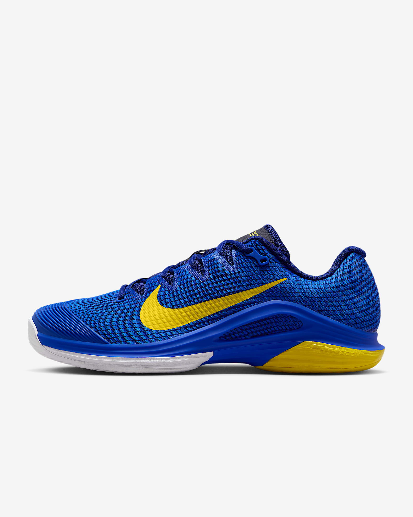 Nike Vapor 12 Men's Hard Court Tennis Shoes - Racer Blue/Deep Royal Blue/White/Lightning