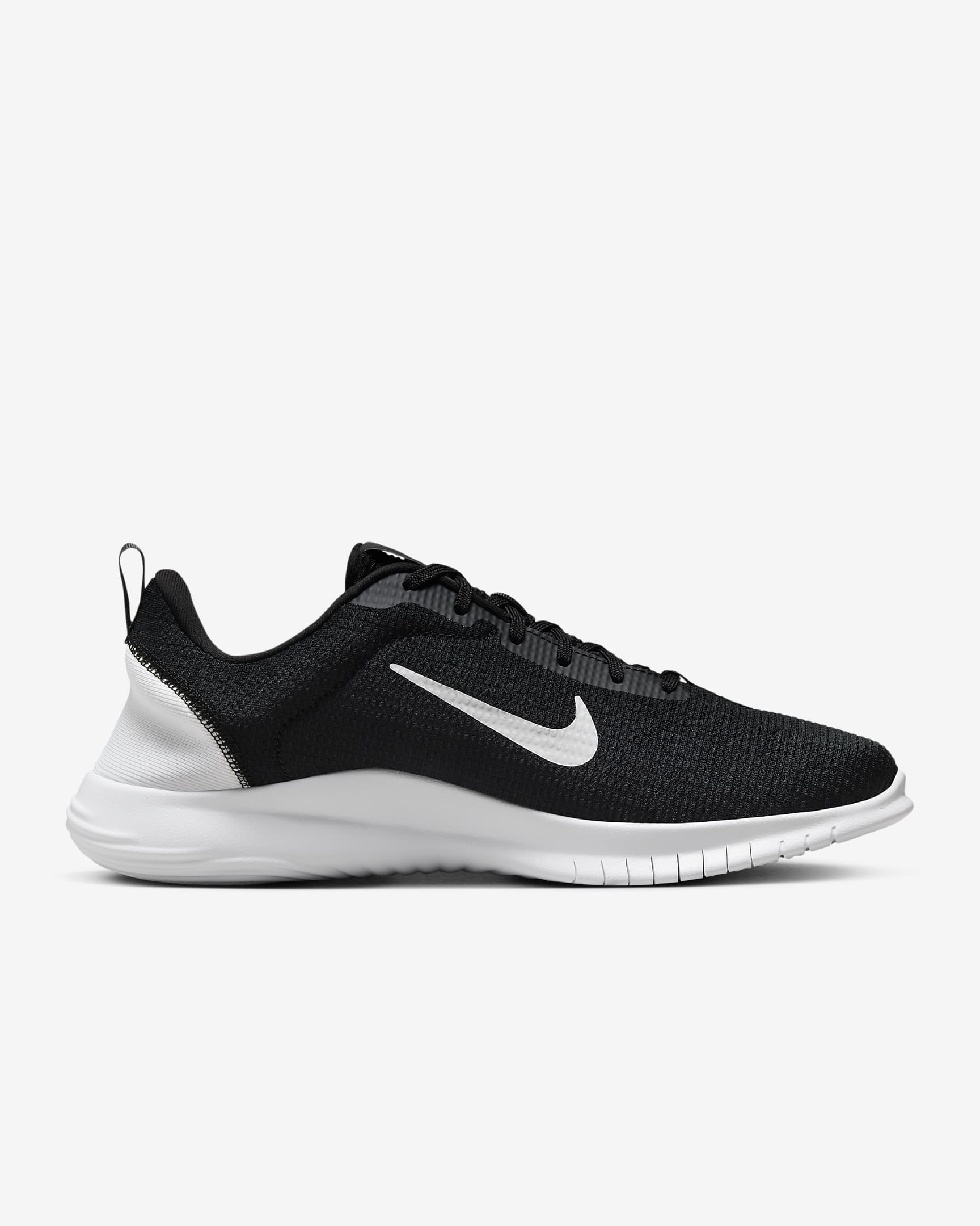 Nike Flex Experience Run 12 férfi országúti futócipő (extra széles kialakítású) - Fekete/Dark Smoke Grey/Fehér