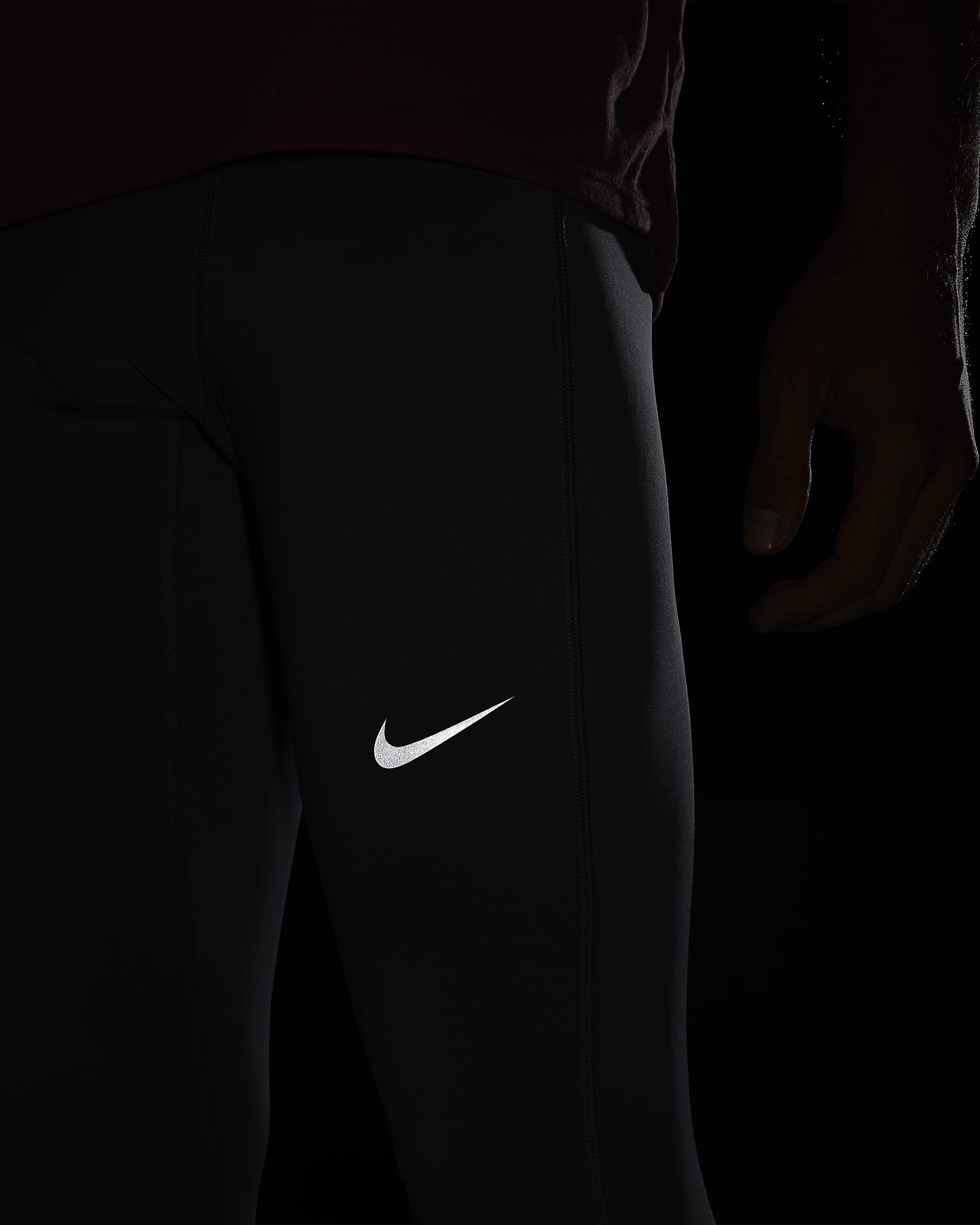 Nike Challenger Men's Dri-FIT Running Tights - Smoke Grey