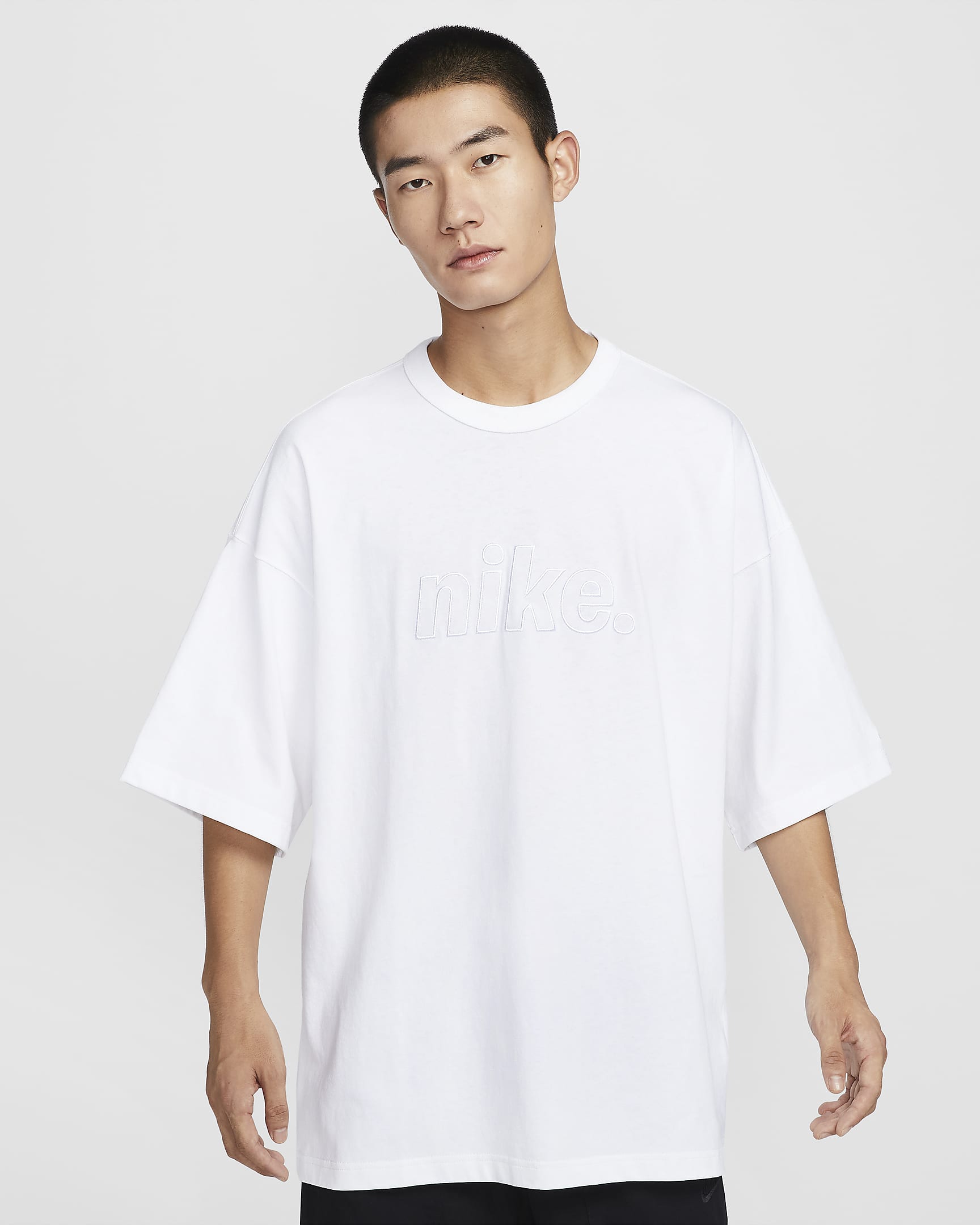 Nike Sportswear Premium 男款 T 恤 - 白色