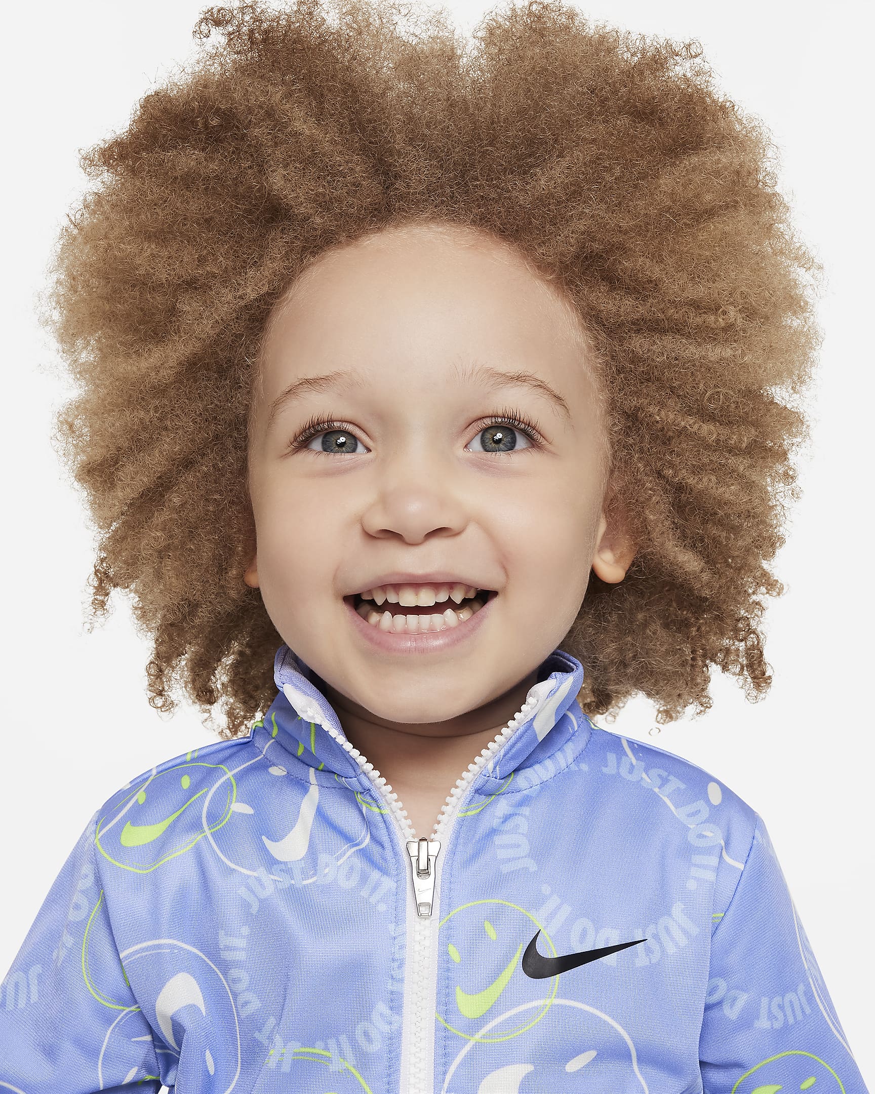 Nike Smiley Swoosh Printed Tricot Set Toddler Tracksuit. Nike.com