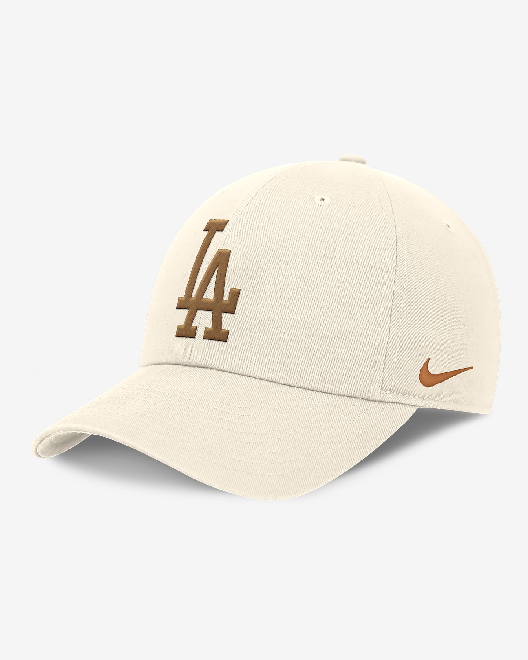 Los Angeles Dodgers Dunk Club Men's Nike MLB Adjustable Hat - Pale Ivory