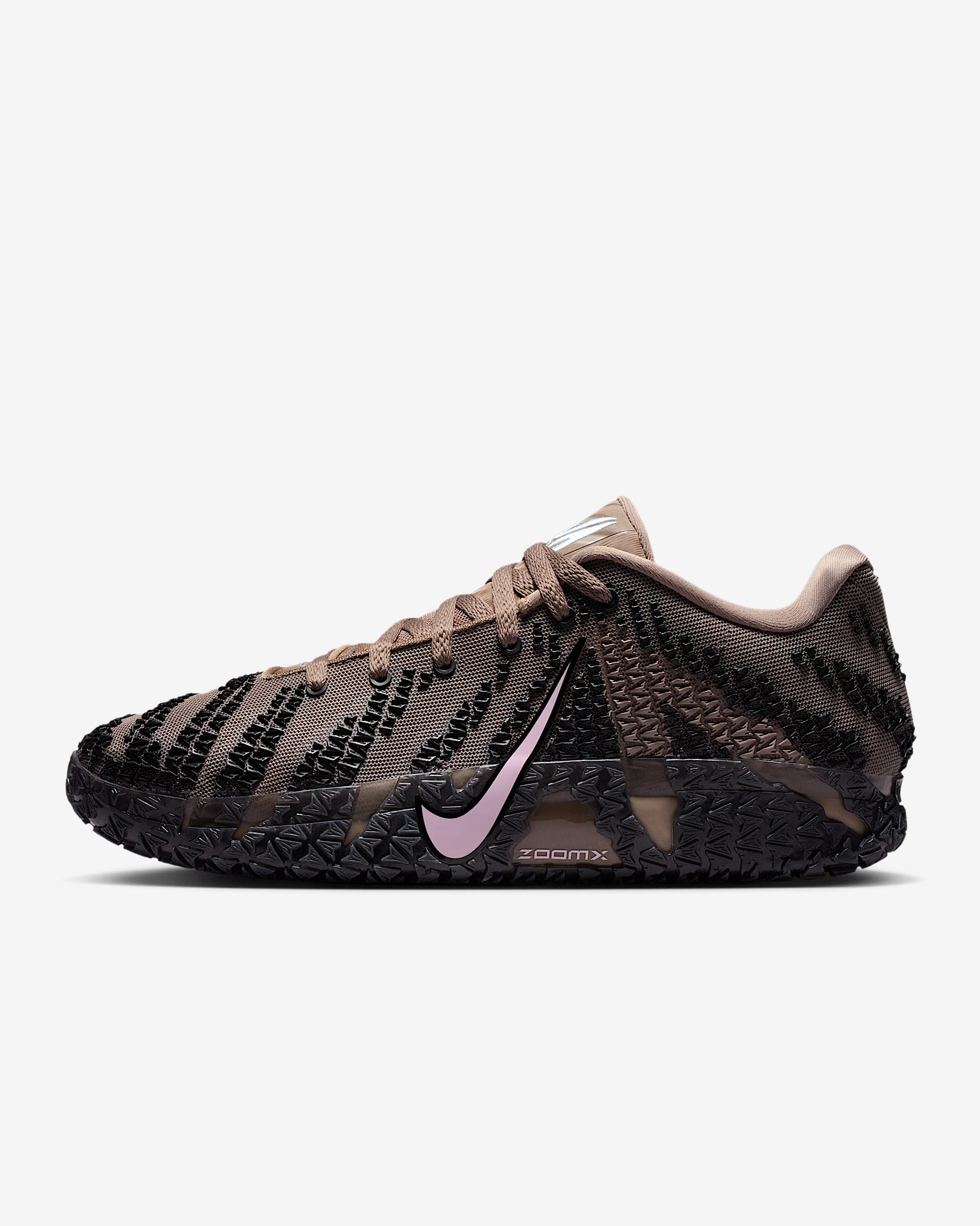 Ja 3 "Showstopper" EP Basketball Shoes - Mink Brown/Black/Pink Foam