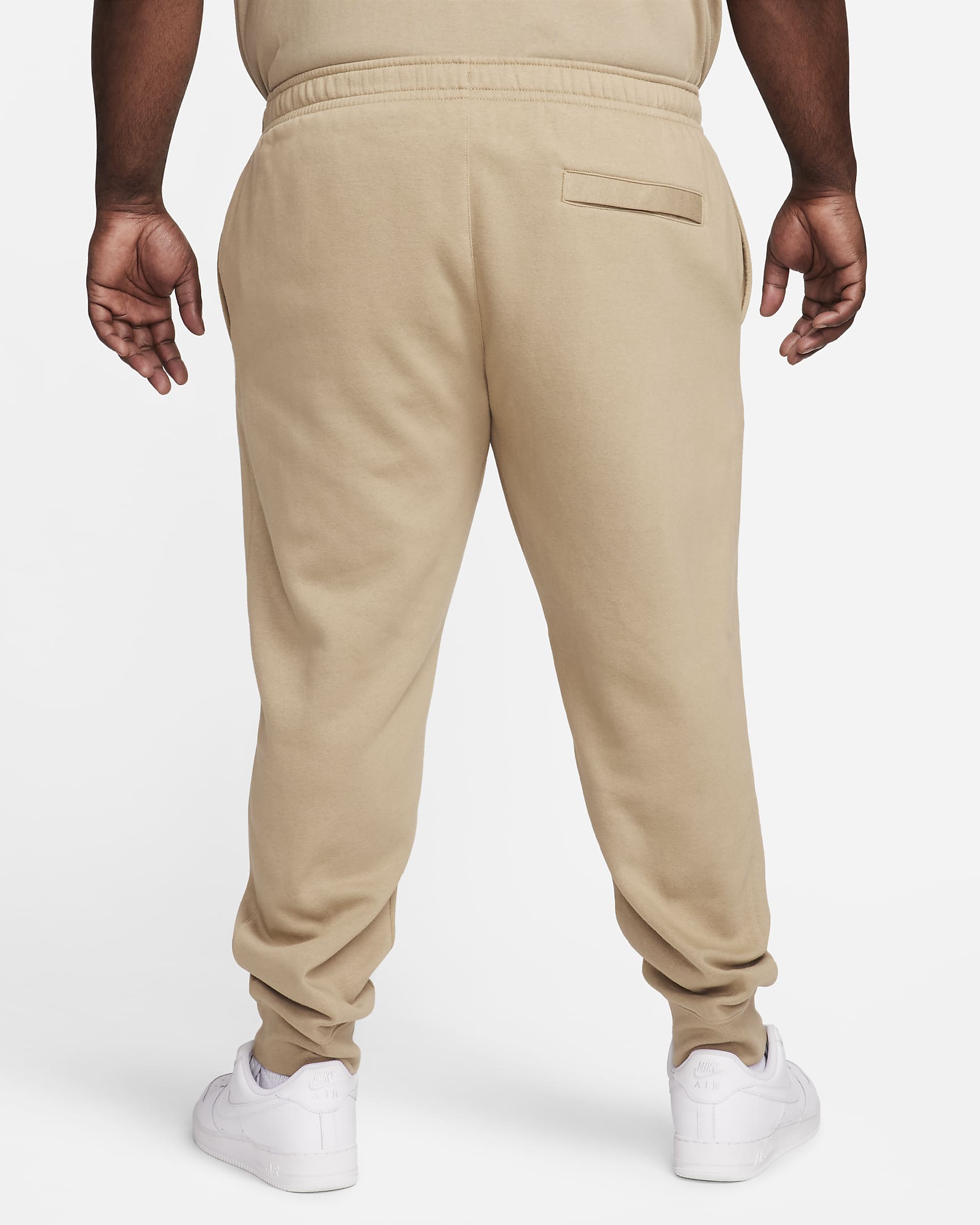 Pantaloni jogger Nike Sportswear Club Fleece - Khaki/Khaki/Bianco