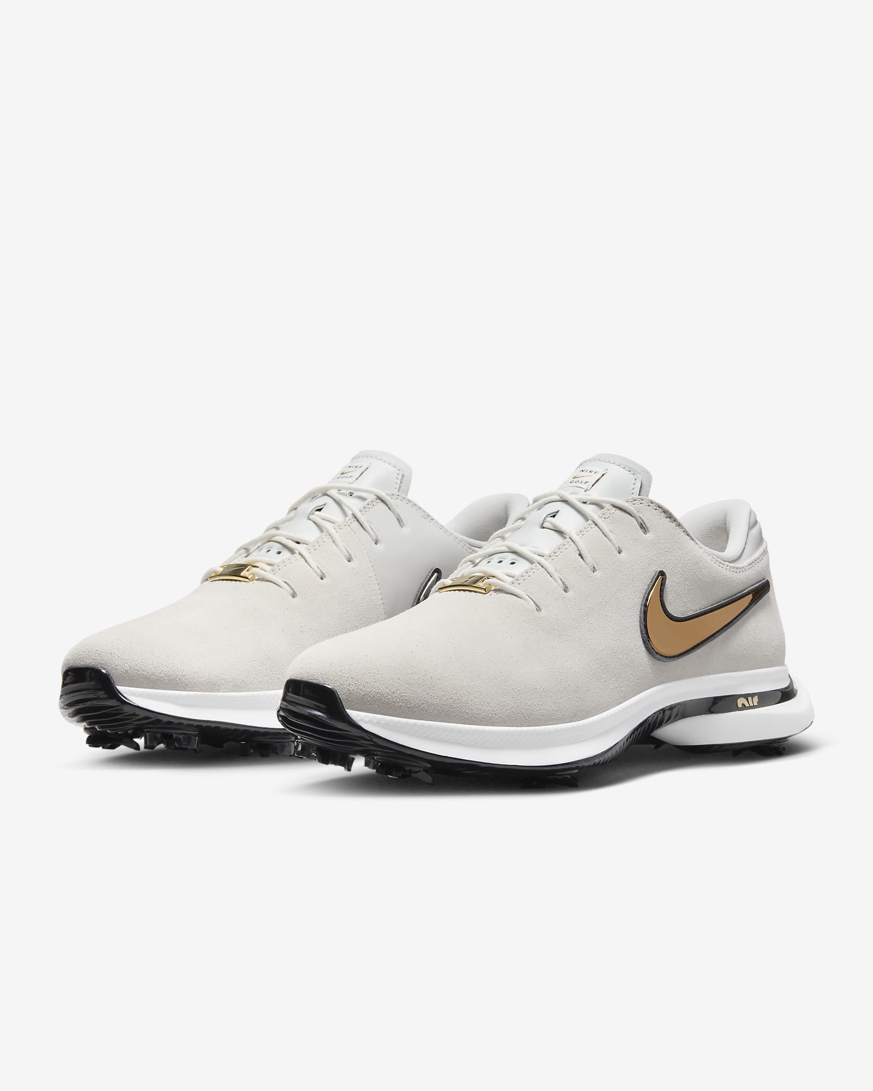 Nike Air Zoom Victory Tour 3 NRG Golf Shoes - White/Metallic Silver/Black/Metallic Gold