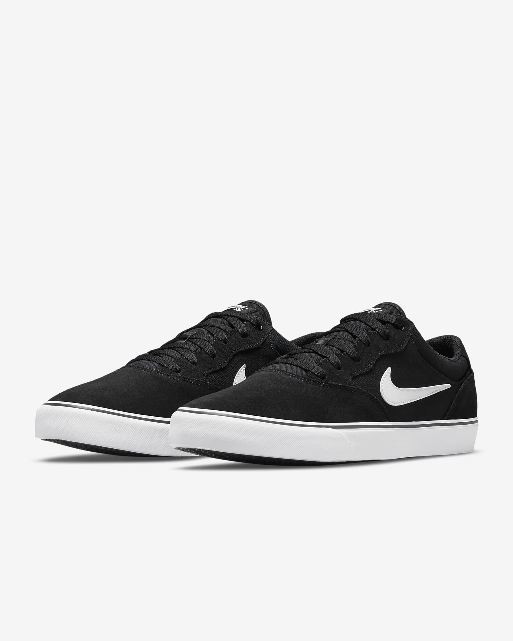 Nike SB Chron 2 Sabatilles de skateboard - Negre/Negre/Blanc