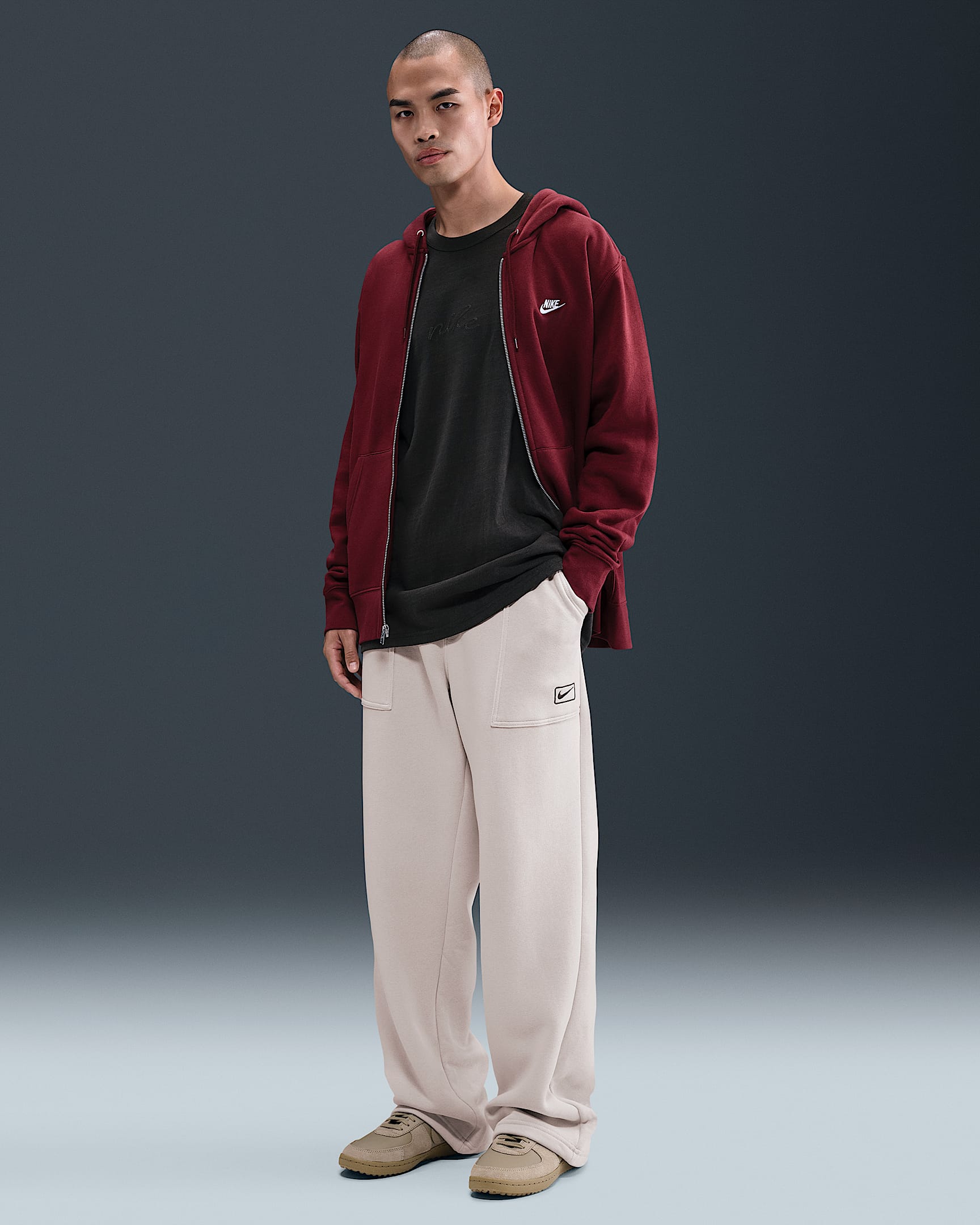 Nike Sportswear Men's Fleece Trousers - Light Orewood Brown