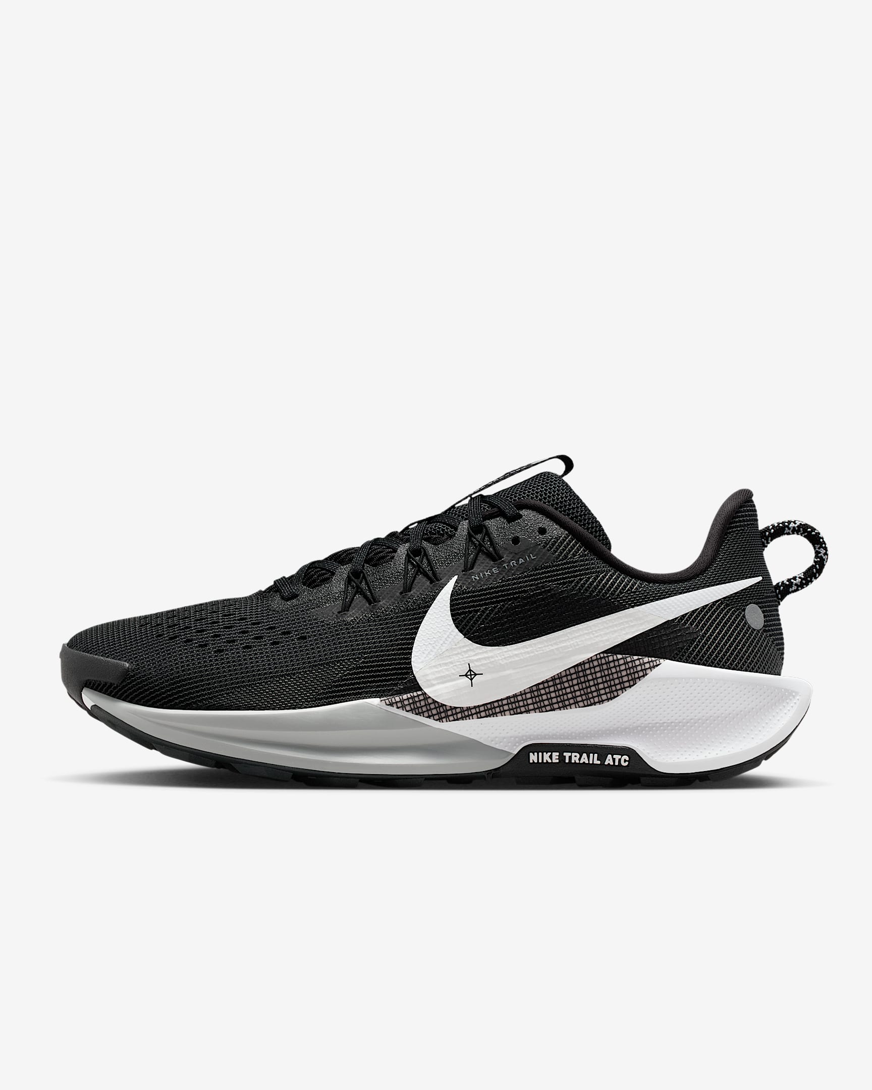 Chaussure de trail Nike Pegasus Trail 5 By You pour homme (extra-large) - Noir/Anthracite/Wolf Grey/Blanc