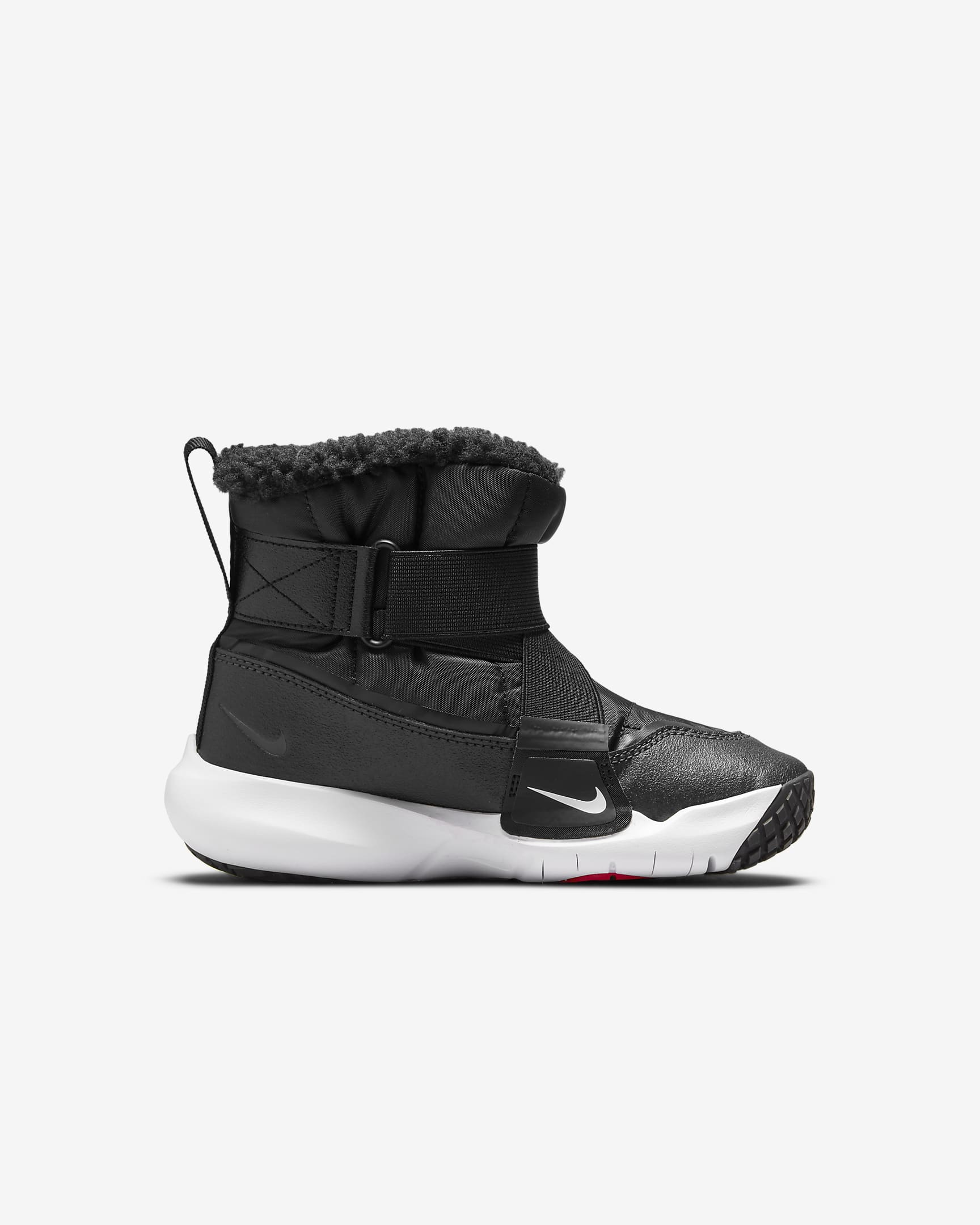 Nike Flex Advance Little Kids' Boots - Black/Dark Smoke Grey/University Red/White