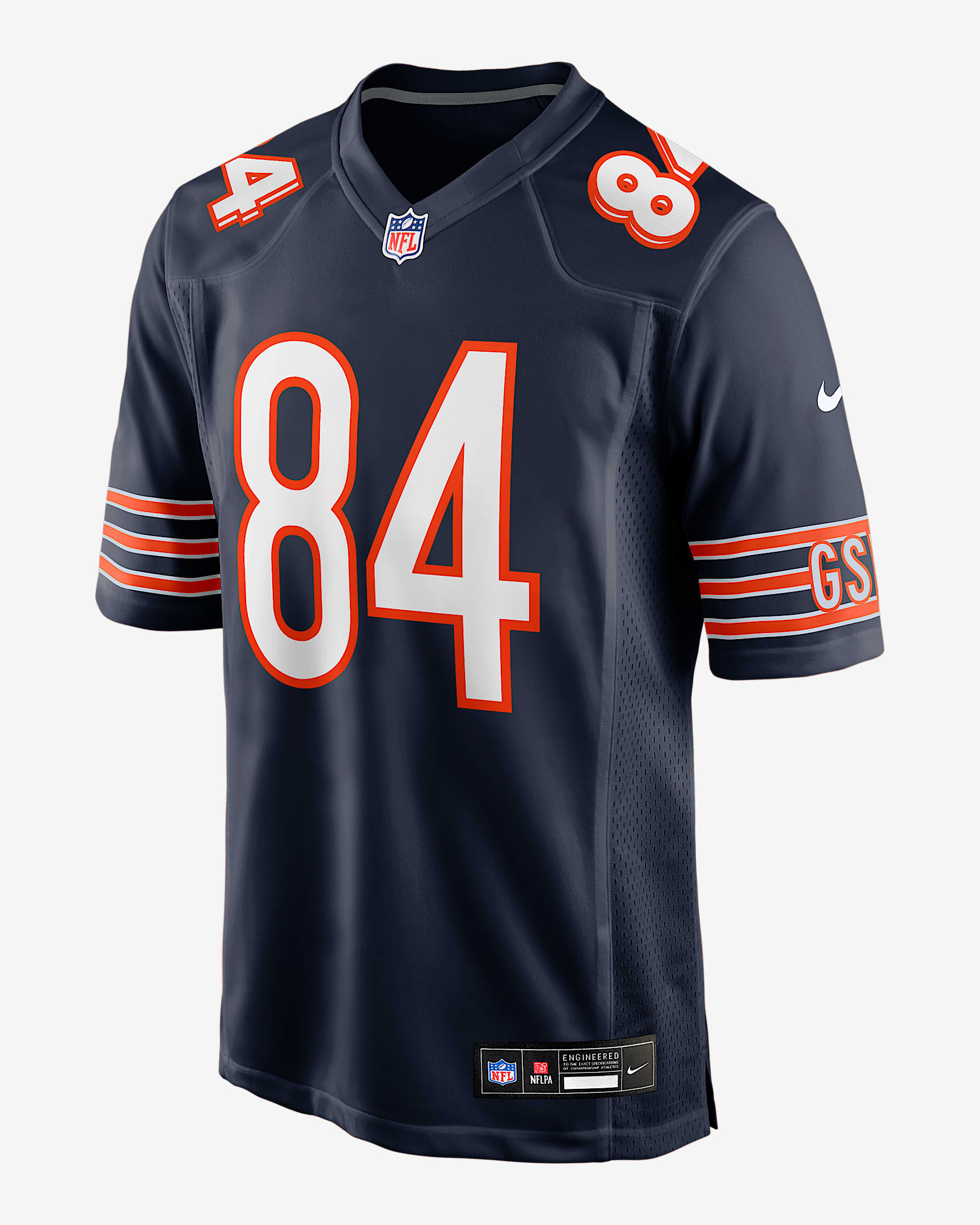Jersey Nike de la NFL Game para hombre Colston Loveland Chicago Bears 2025 NFL Draft First Round Pick - Azul marino