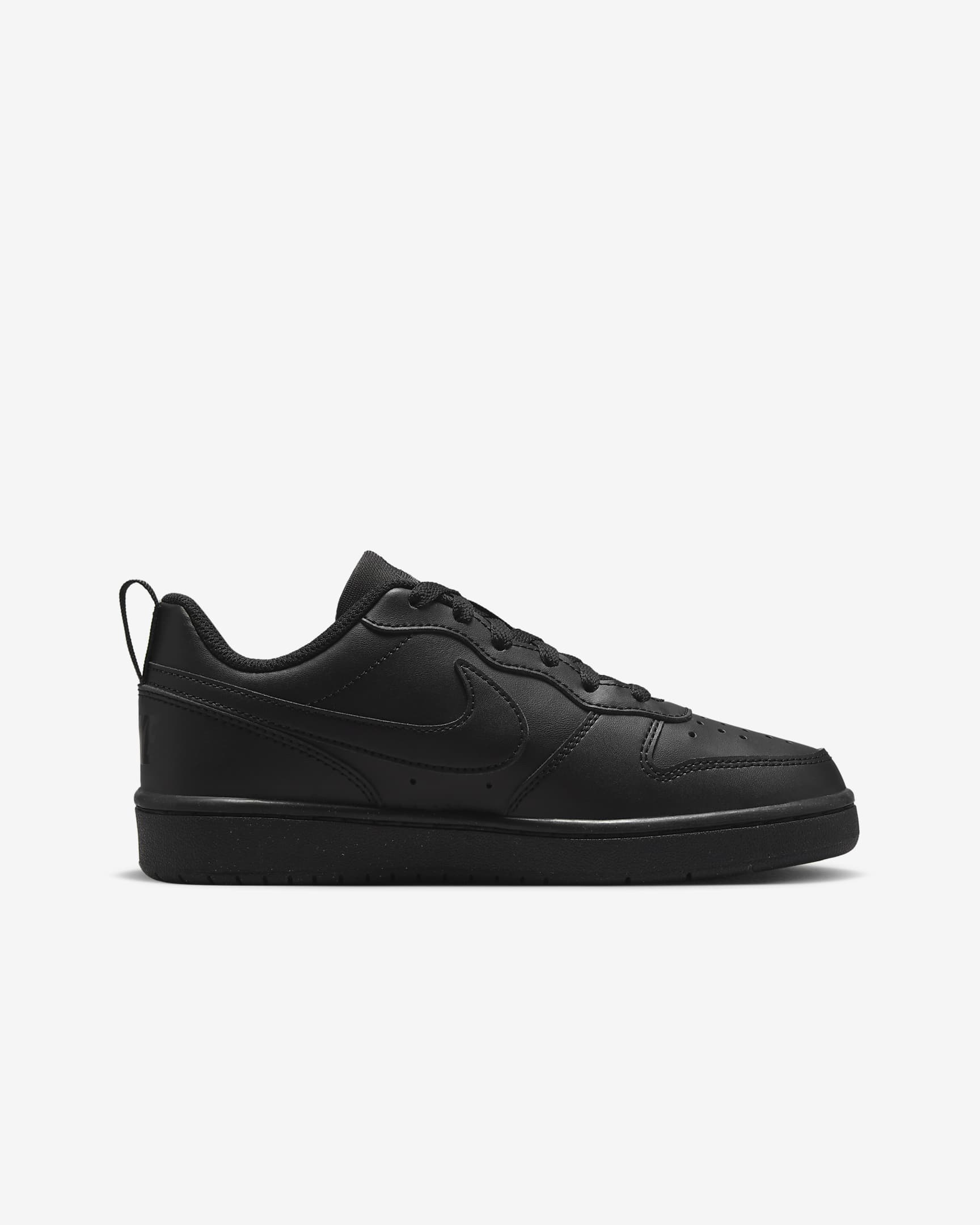 Παπούτσια Nike Court Borough Low Recraft για μεγάλα παιδιά - Μαύρο/Μαύρο/Μαύρο