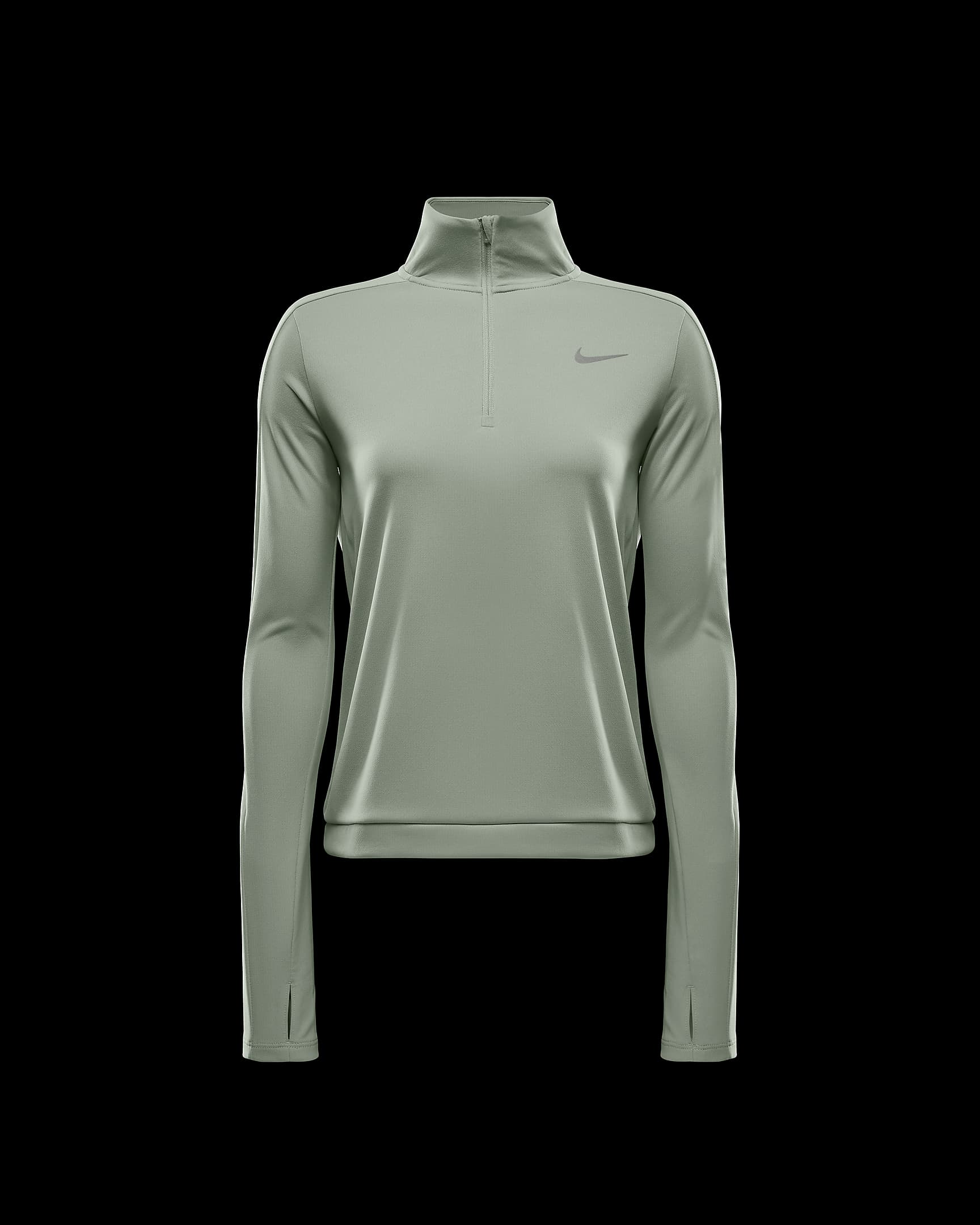 Nike Dri-FIT Pacer Damen-Pullover mit Viertelreißverschluss - Jade Horizon