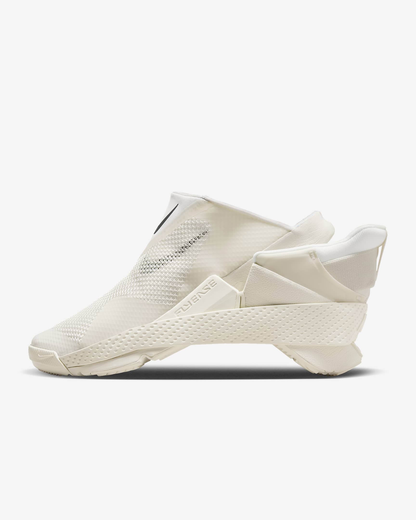 Nike Go FlyEase Easy On/Off Shoes - Pale Ivory/Platinum Tint/Black