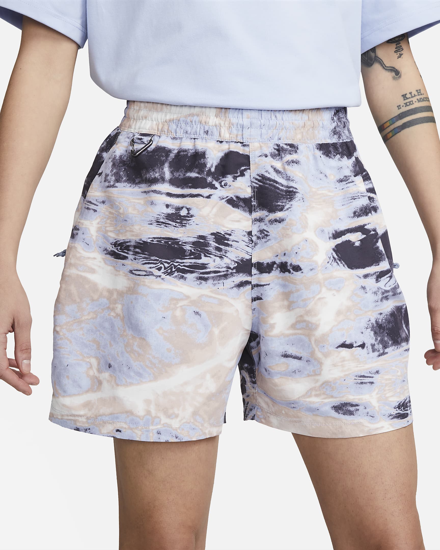 Shorts estampados para mujer Nike ACG - Parrilla/Blanco cumbre