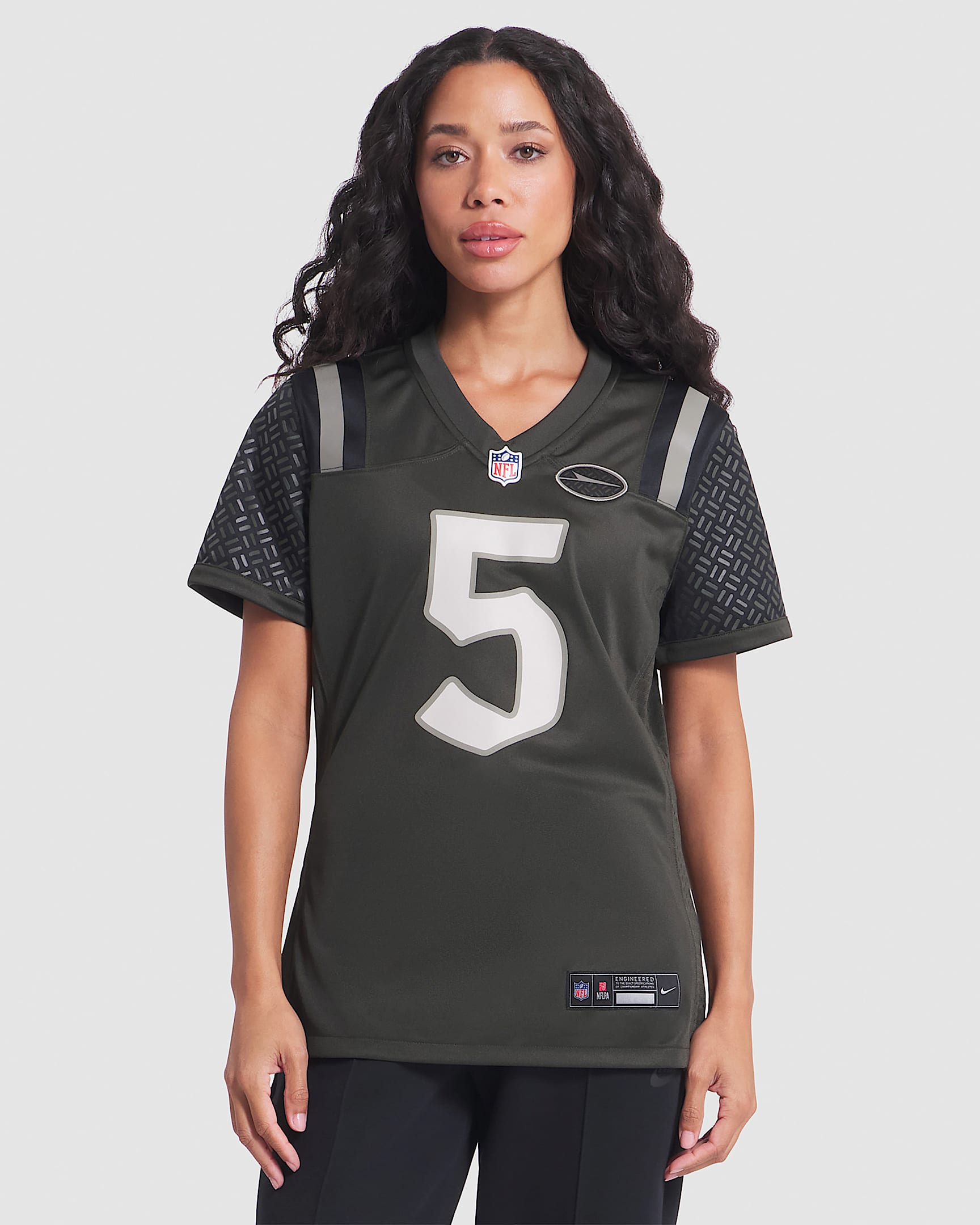 Garrett Wilson New York Jets Rivalries Collection Women’s Nike NFL Game Jersey - Green
