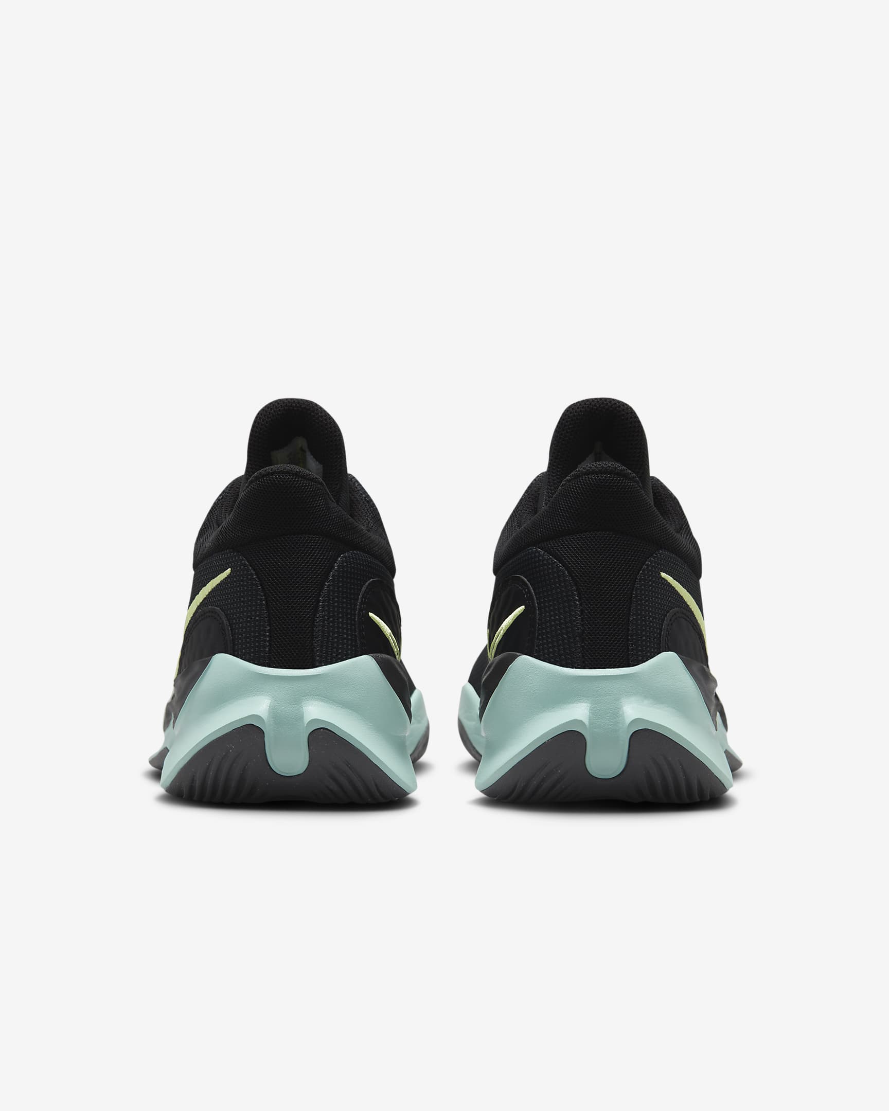 Nike Elevate 3 Basketball Shoes - Black/Iron Grey/Jade Ice/Pastel Yellow