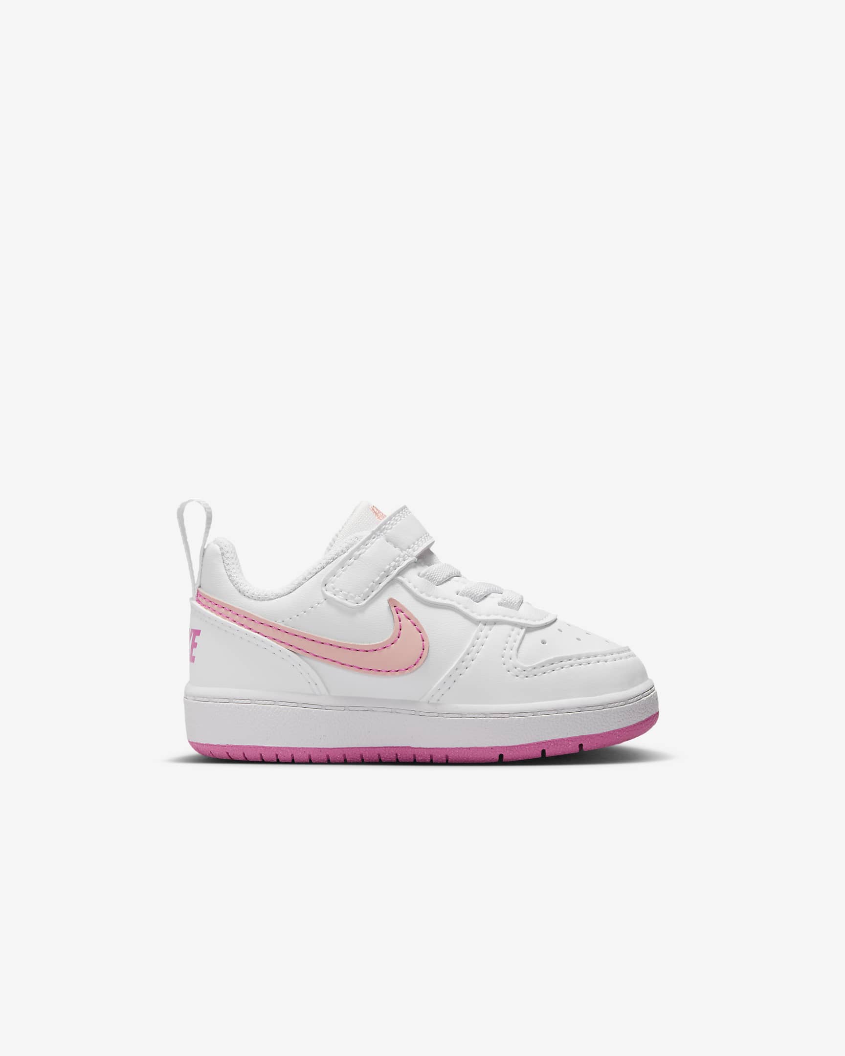 Nike Court Borough Low Recraft Baby/Toddler Shoes - White/Pinksicle/Arctic Orange