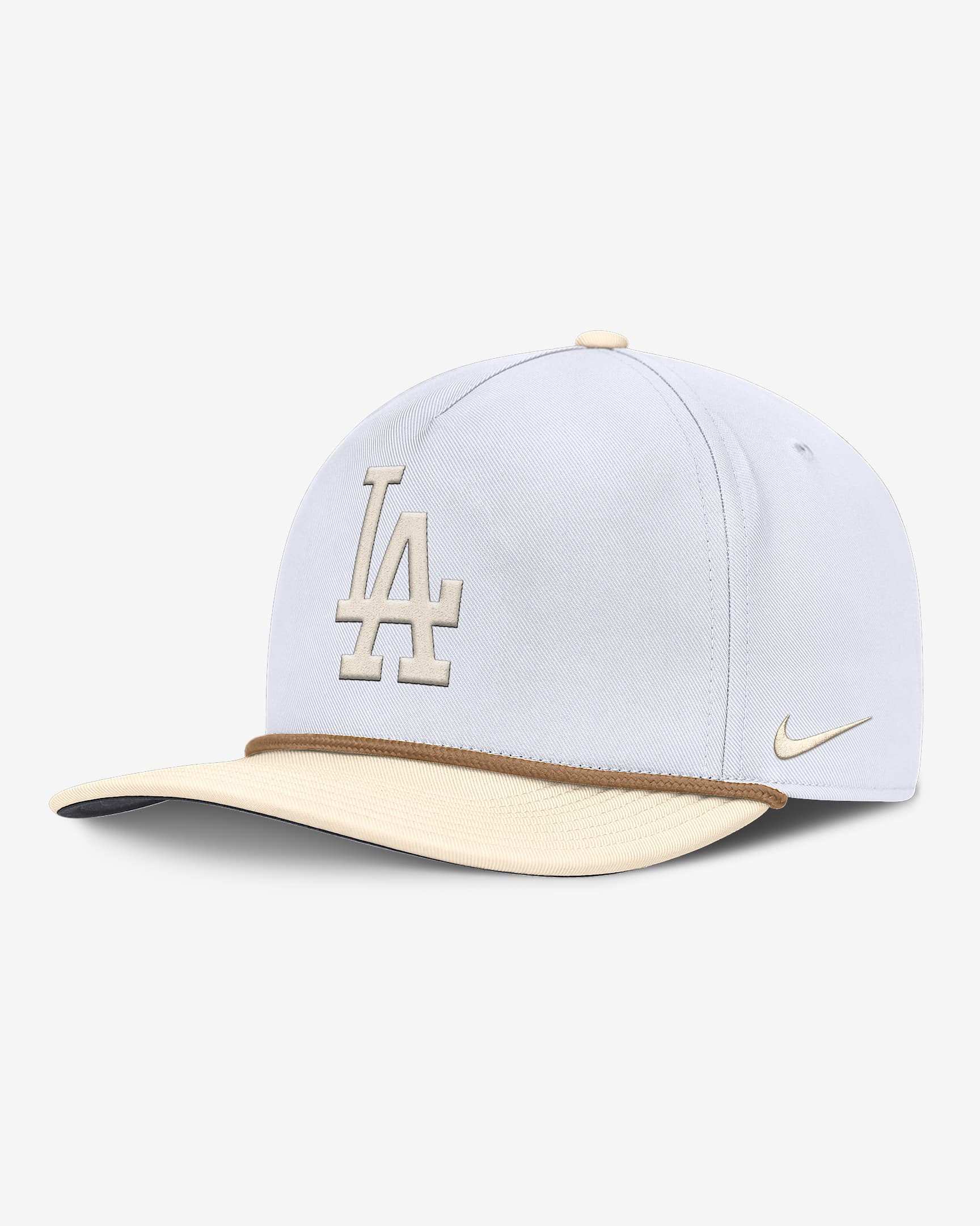 Los Angeles Dodgers Pro Men’s Nike AeroBill MLB Adjustable Hat - White