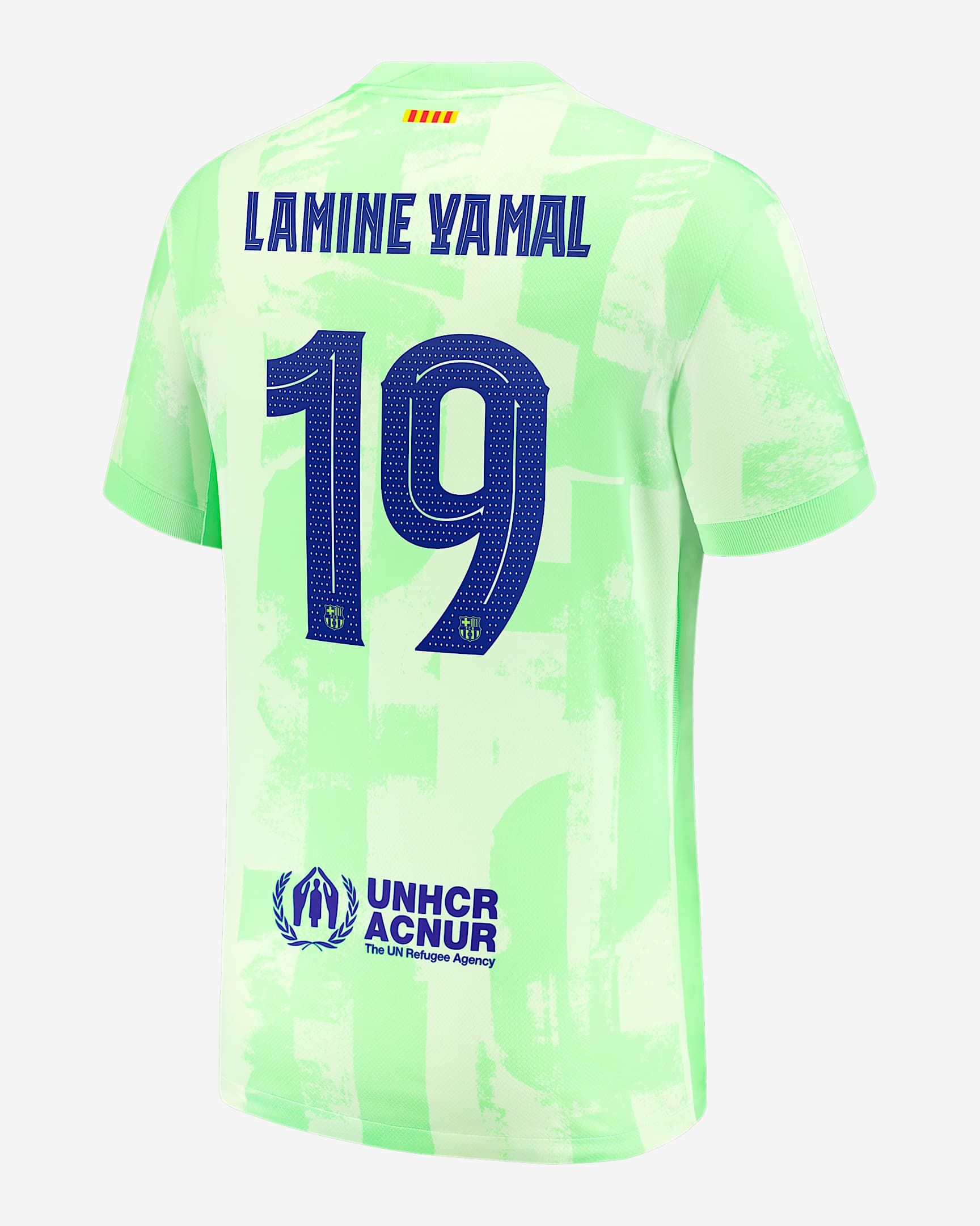 Lamine Yamal Barcelona 2024/25 Stadium Third Bid Kids' Nike DriFIT