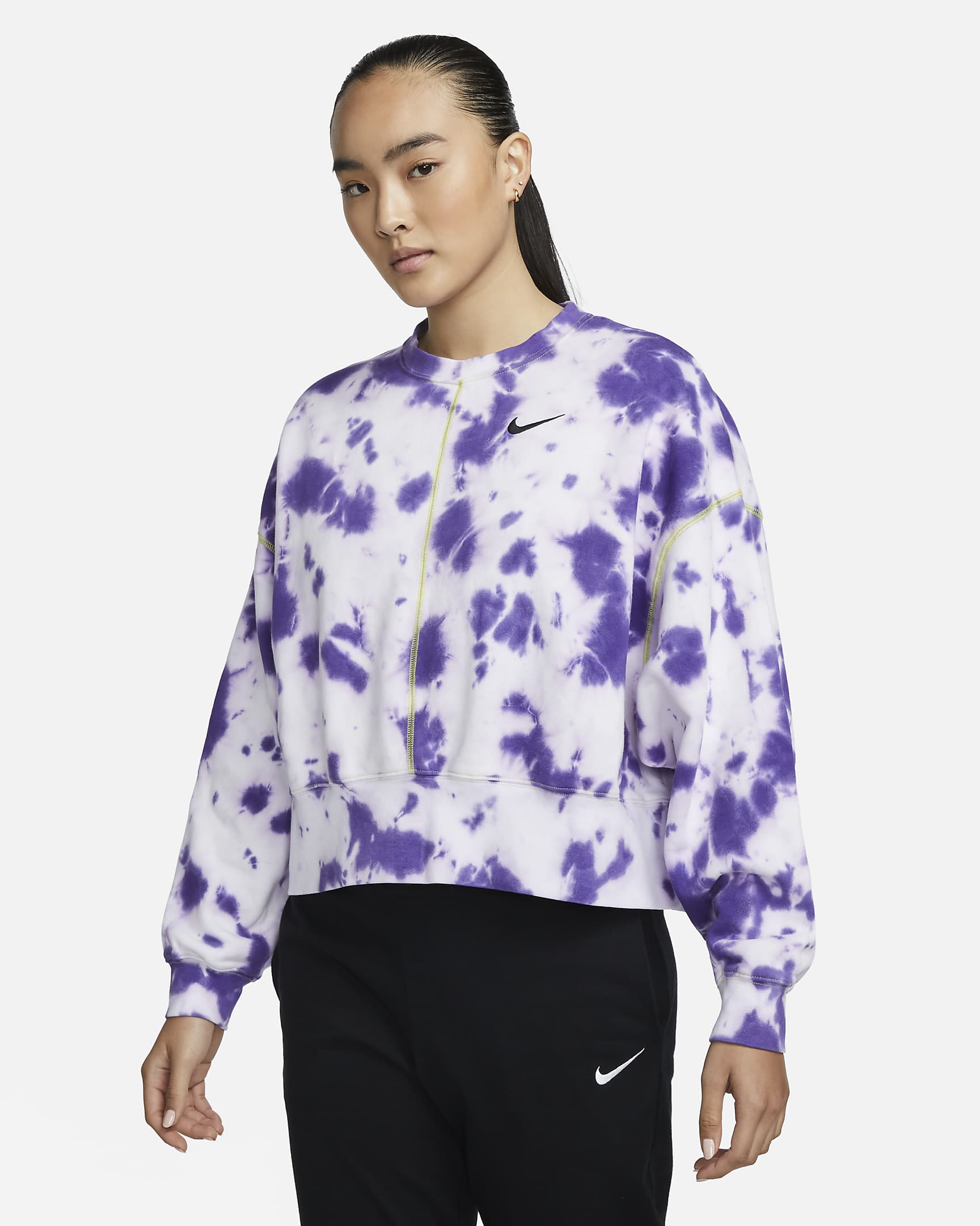 Women's nike tie dye sweatshirt clearance
