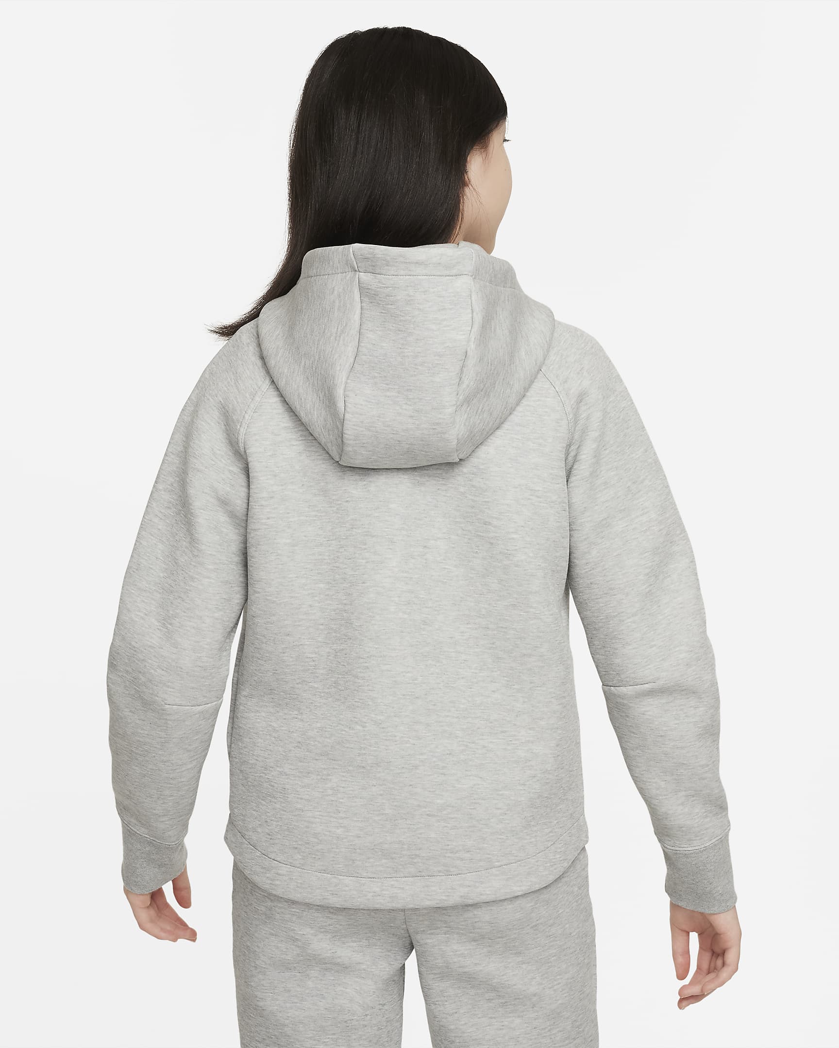 Nike Sportswear Tech Fleece Big Kids' (Girls') Full-Zip Hoodie. Nike.com