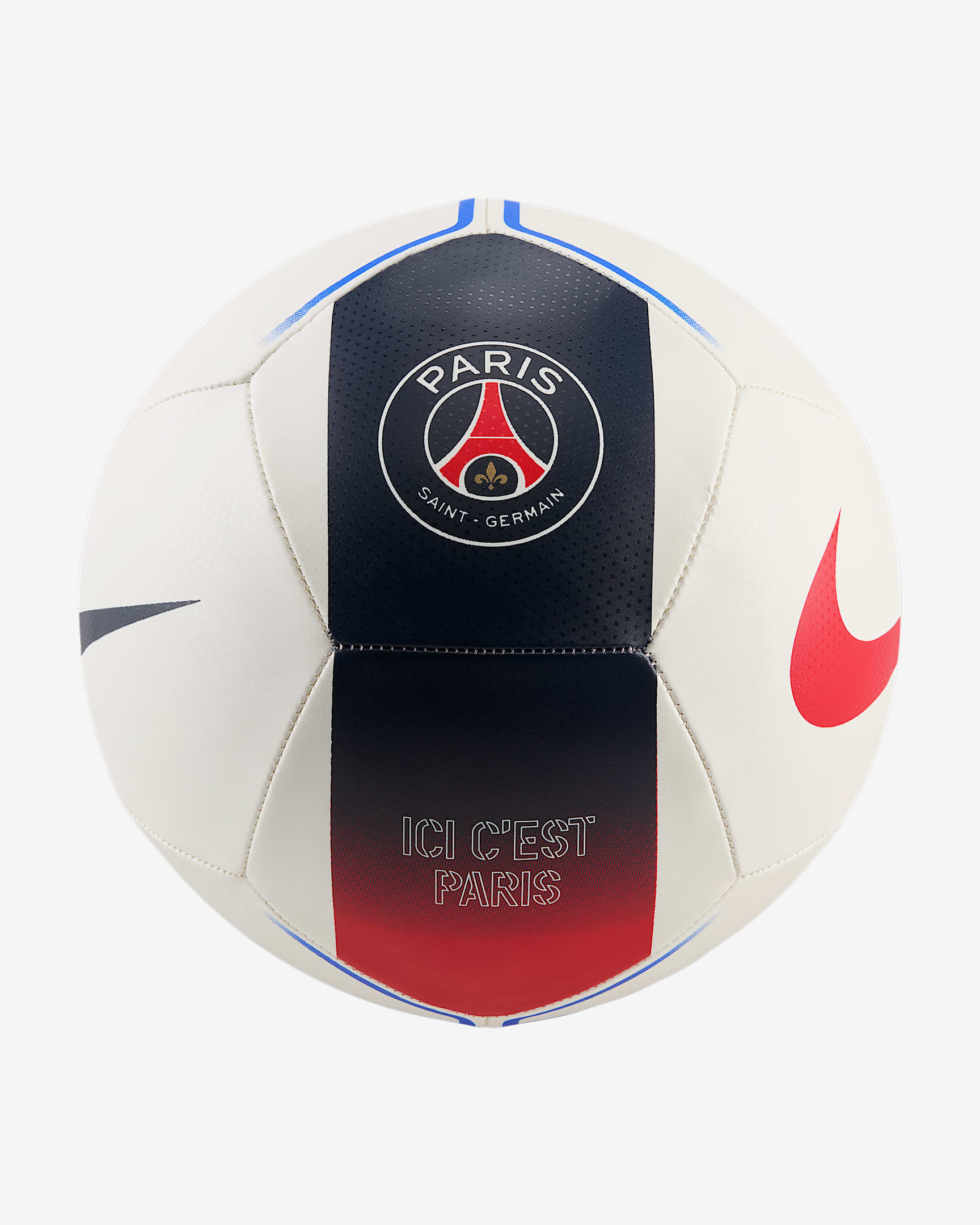 Paris Saint-Germain 2025/2026 Nike Pitch Ball - White/Midnight Navy/University Red/University Red