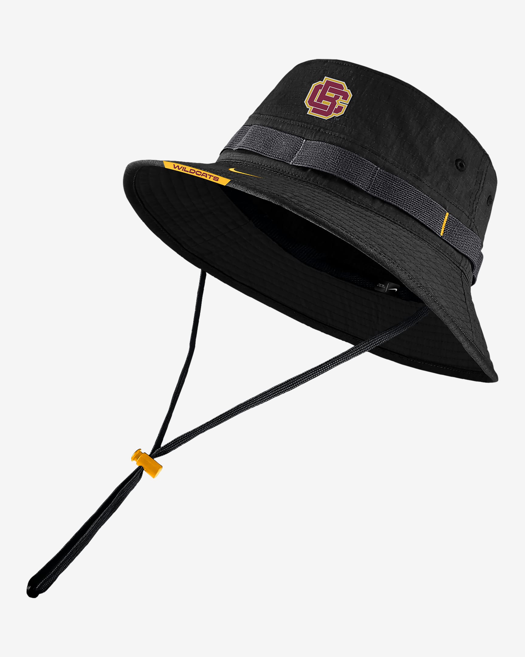 Bethune Cookman Nike College Boonie Bucket Hat - Black