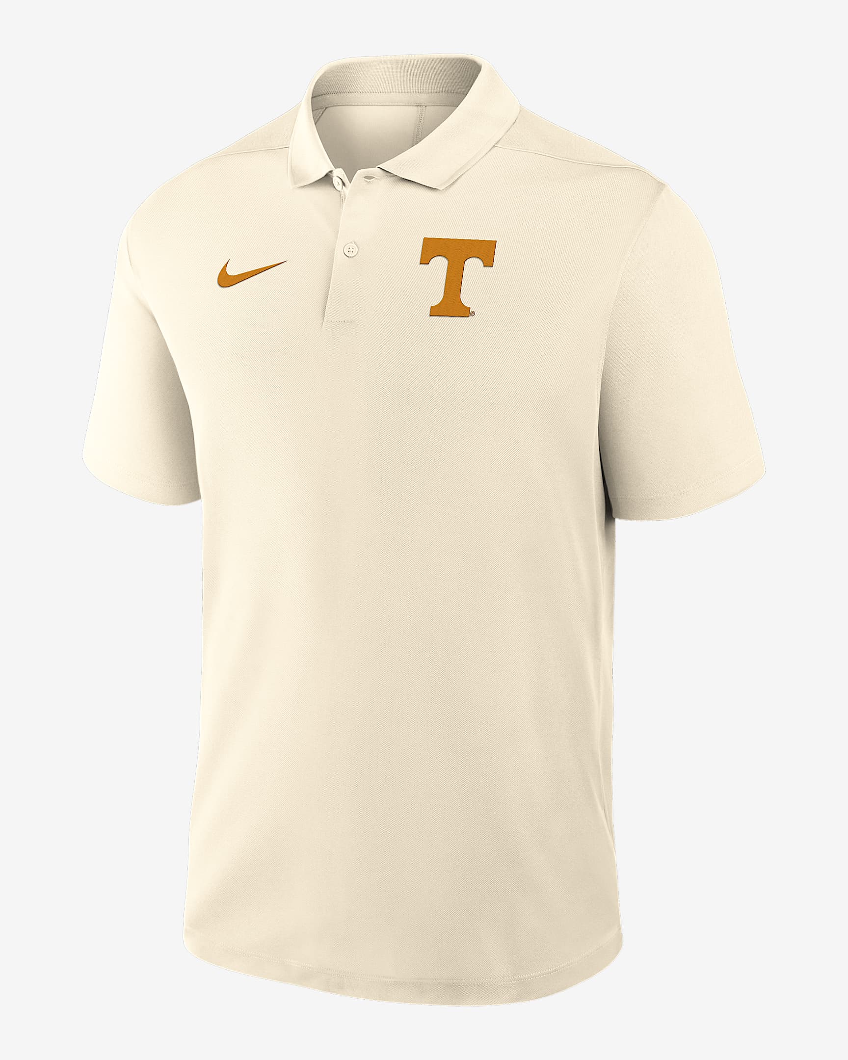 Tennessee Victory Primary Logo Men's Nike Dri-FIT College Polo - Tan/Beige
