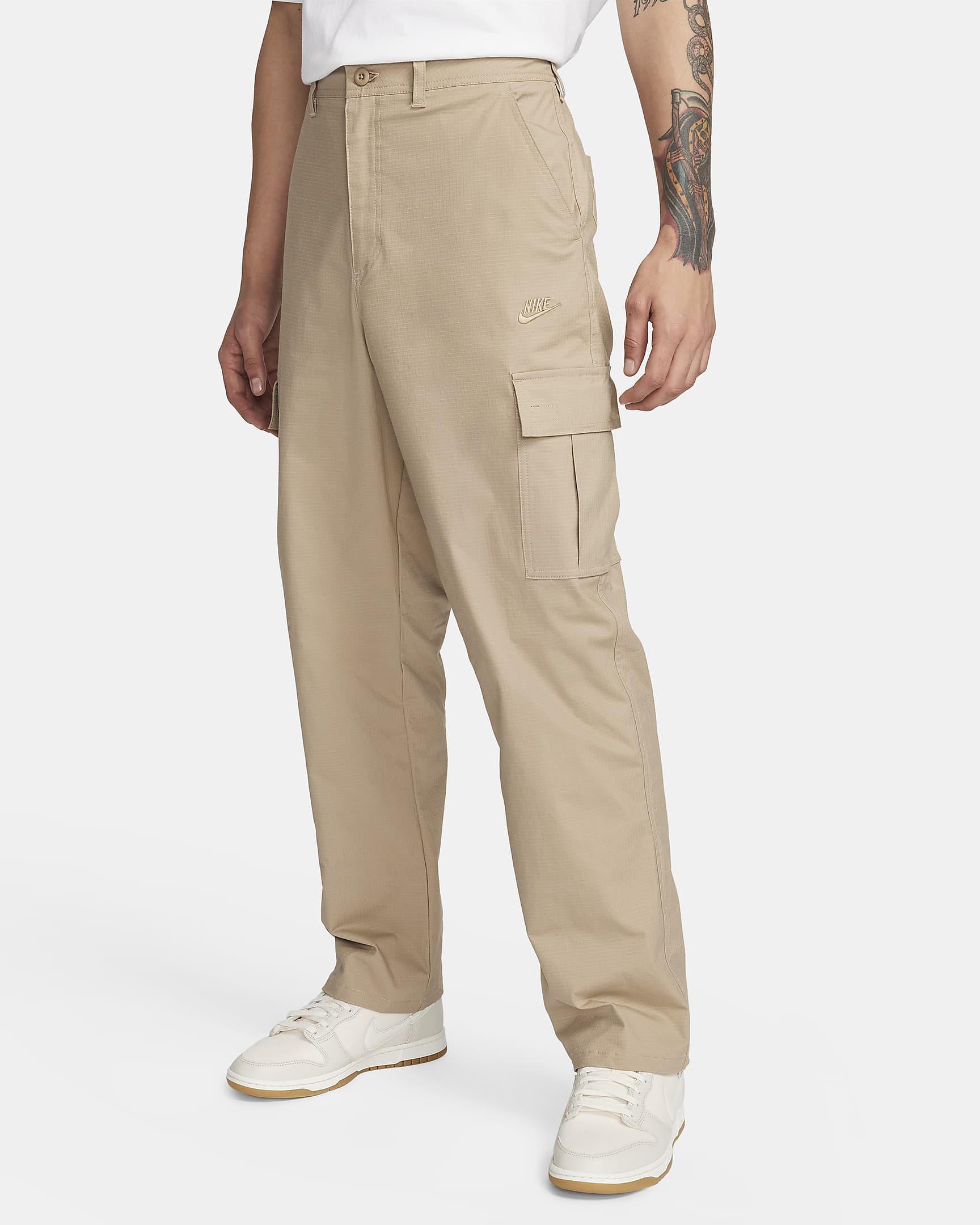 Nike Club-cargobukser til mænd - Khaki/Khaki