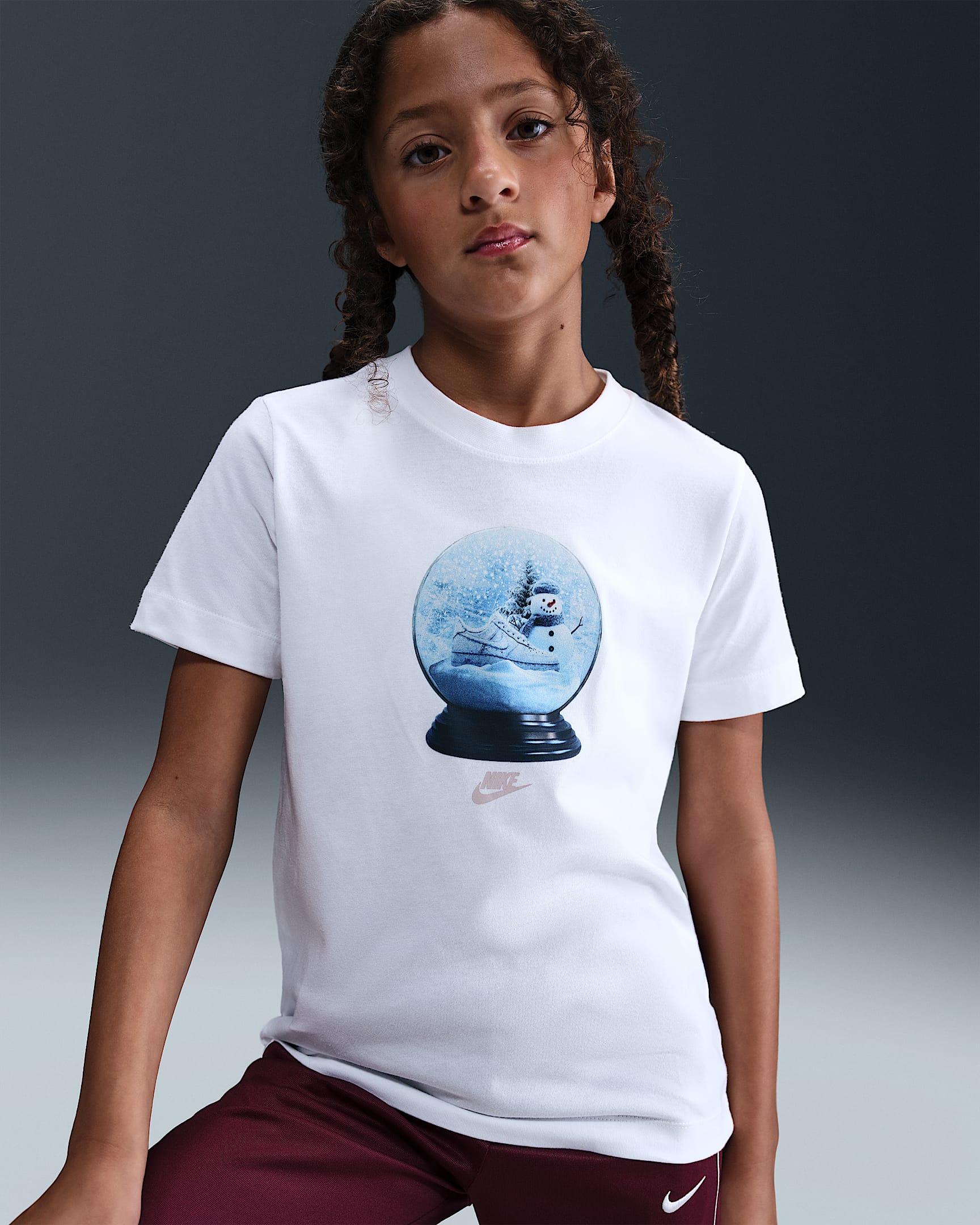 Nike Sportswear Big Kids' T-Shirt - White