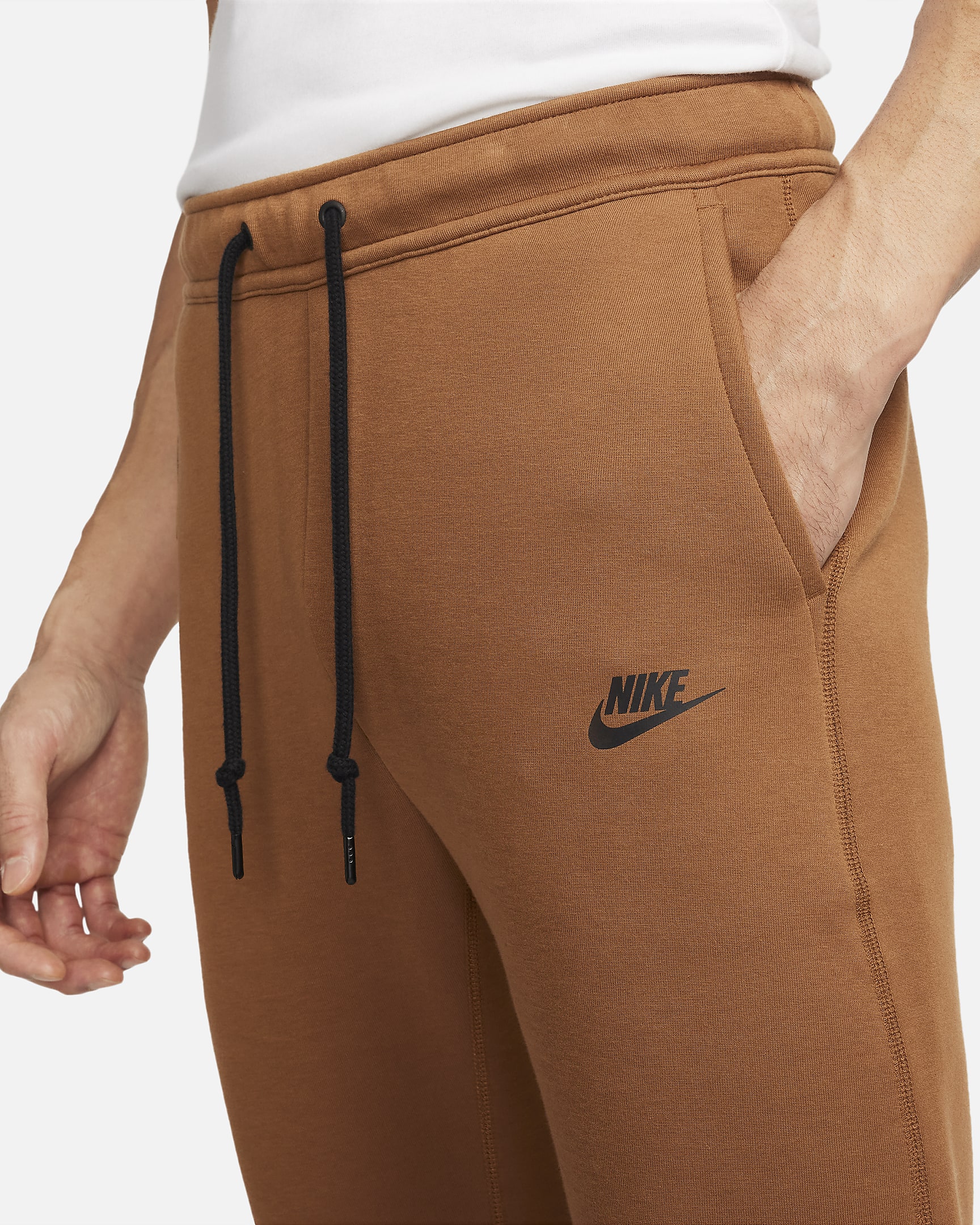 Nike Sportswear Tech Fleece Men's Joggers - Light British Tan/Black