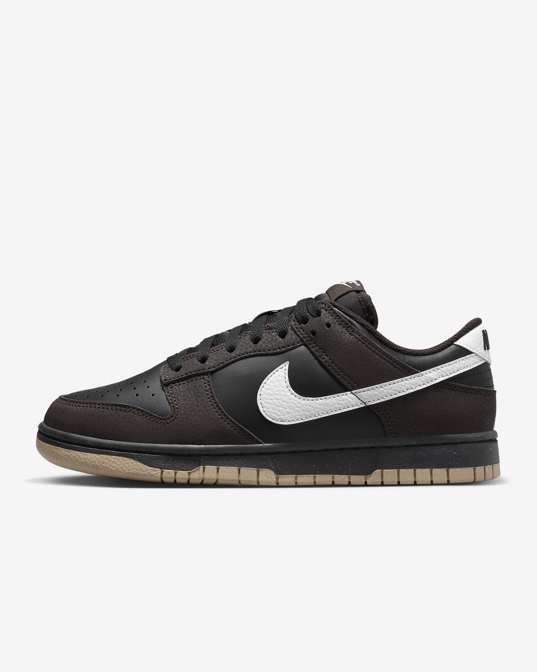 Sko Nike Dunk Low Next Nature för kvinnor - Svart/Velvet Brown/Khaki/Summit White