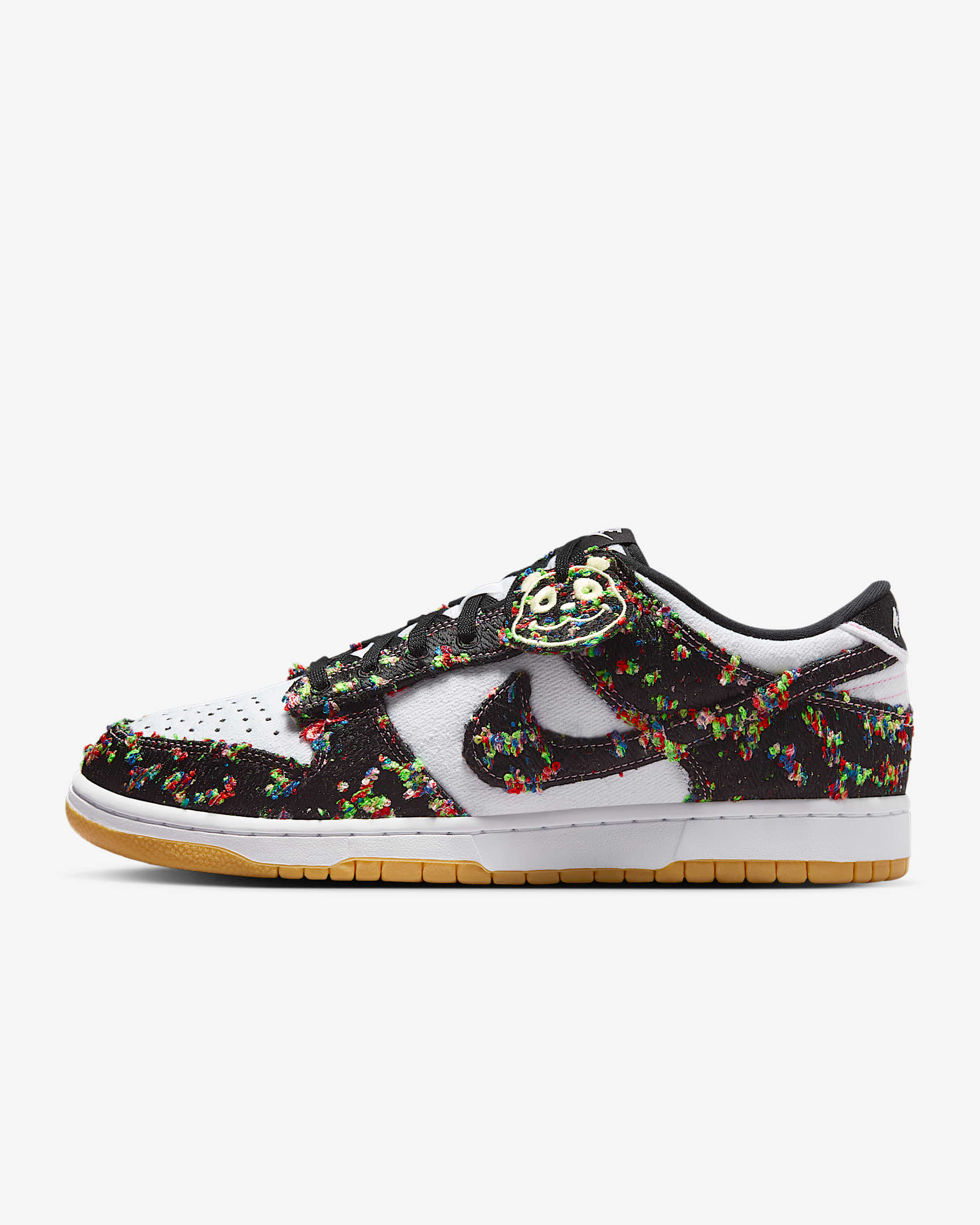 รองเท้า Nike Dunk Low Retro - ขาว/Gum Yellow/ดำ
