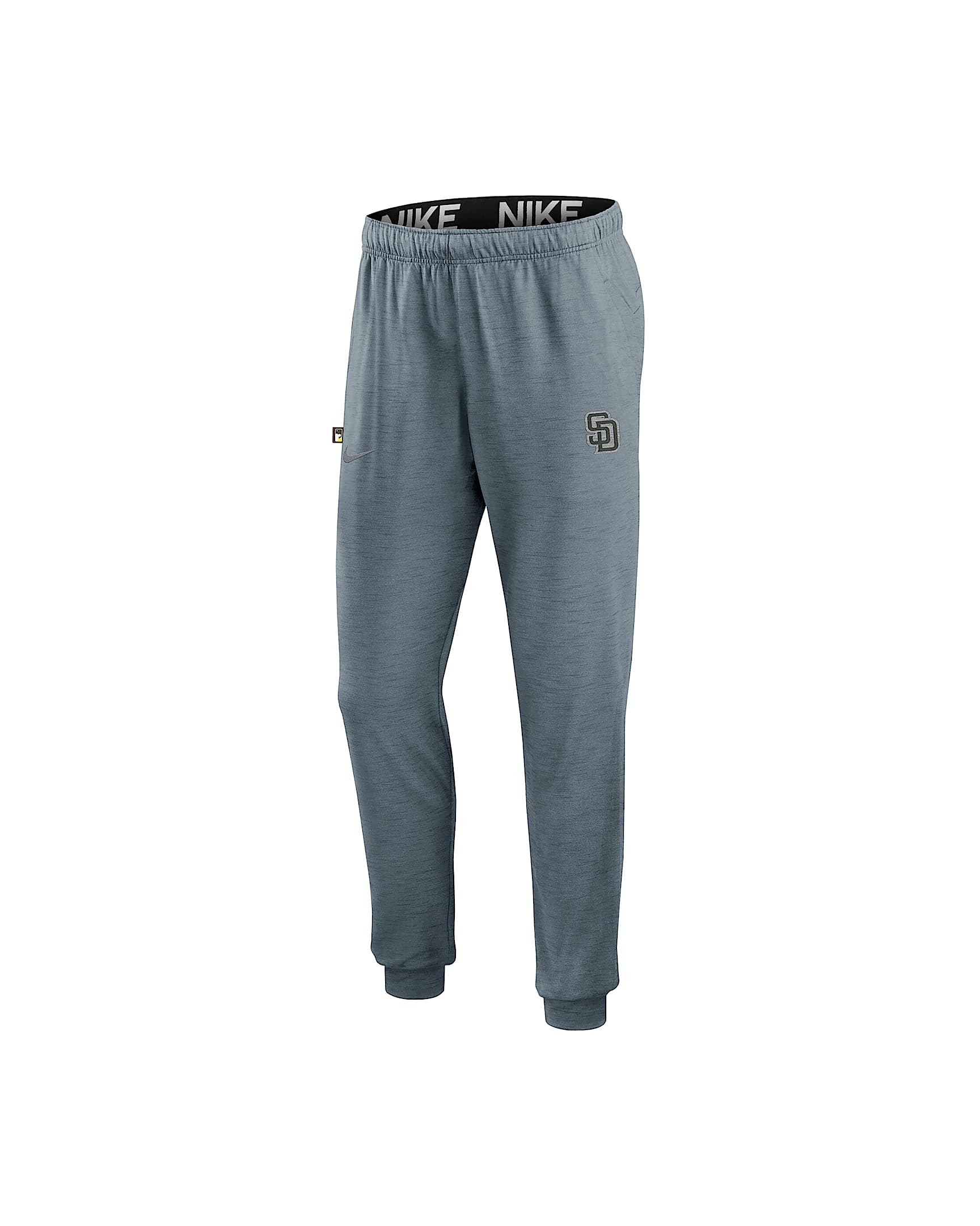 San Diego Padres Travel Men’s Nike Dri-FIT MLB Pants - Grey Heather