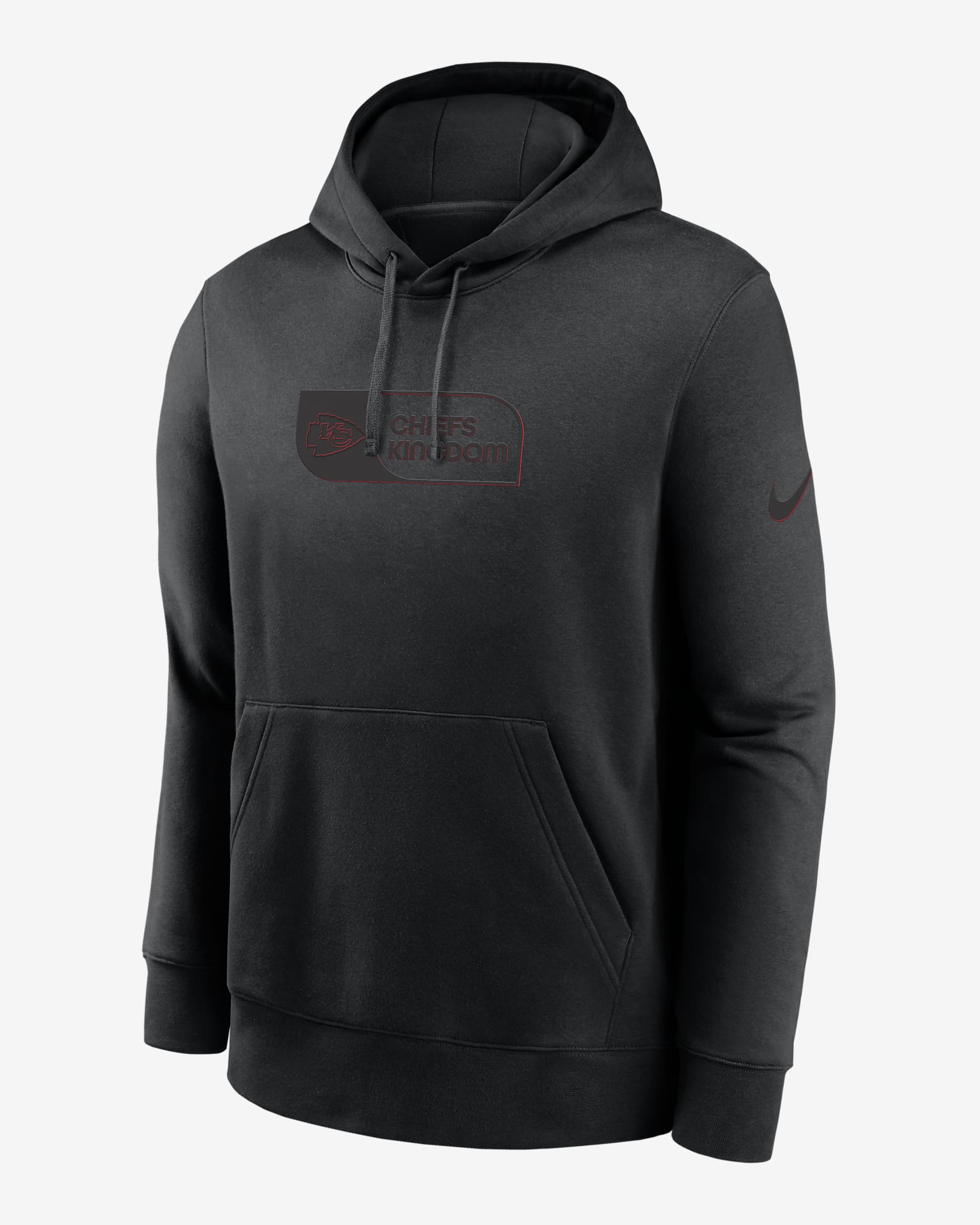 Kansas City Chiefs Edge Men's Nike NFL Pullover Hoodie - Black