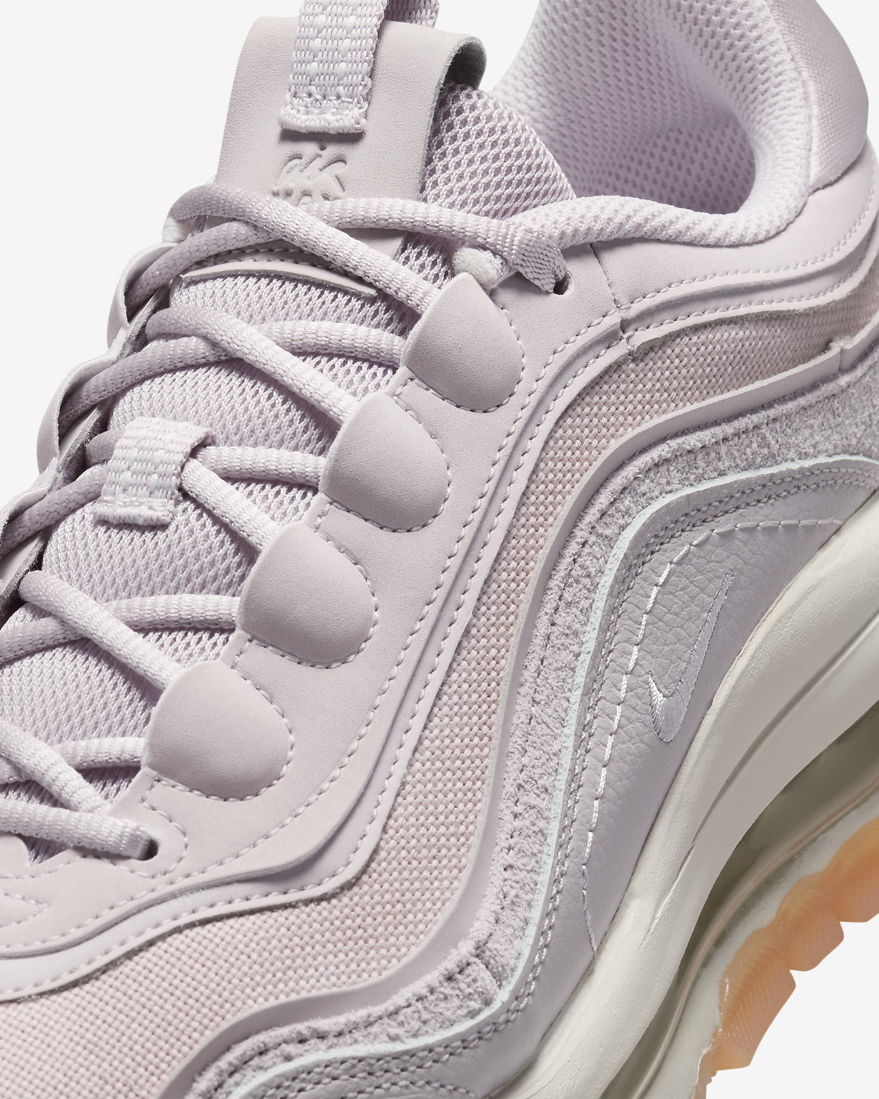 Nike Air Max 97 Futura 女鞋 - Platinum Violet/Pale Ivory/Gum Yellow/Sea Glass