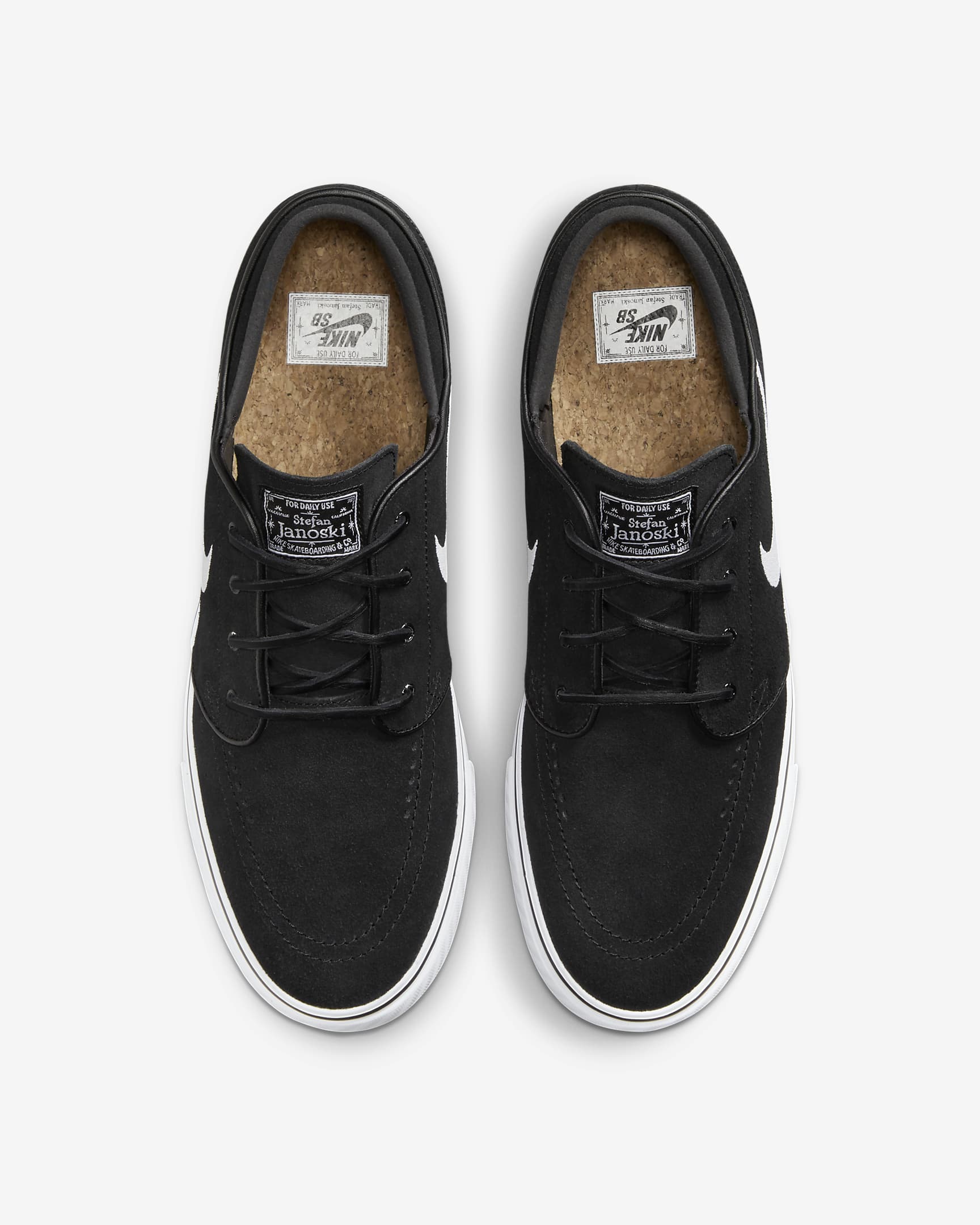 Nike SB Zoom Janoski OG+ Skateschuh - Schwarz/Schwarz/Weiß/Weiß