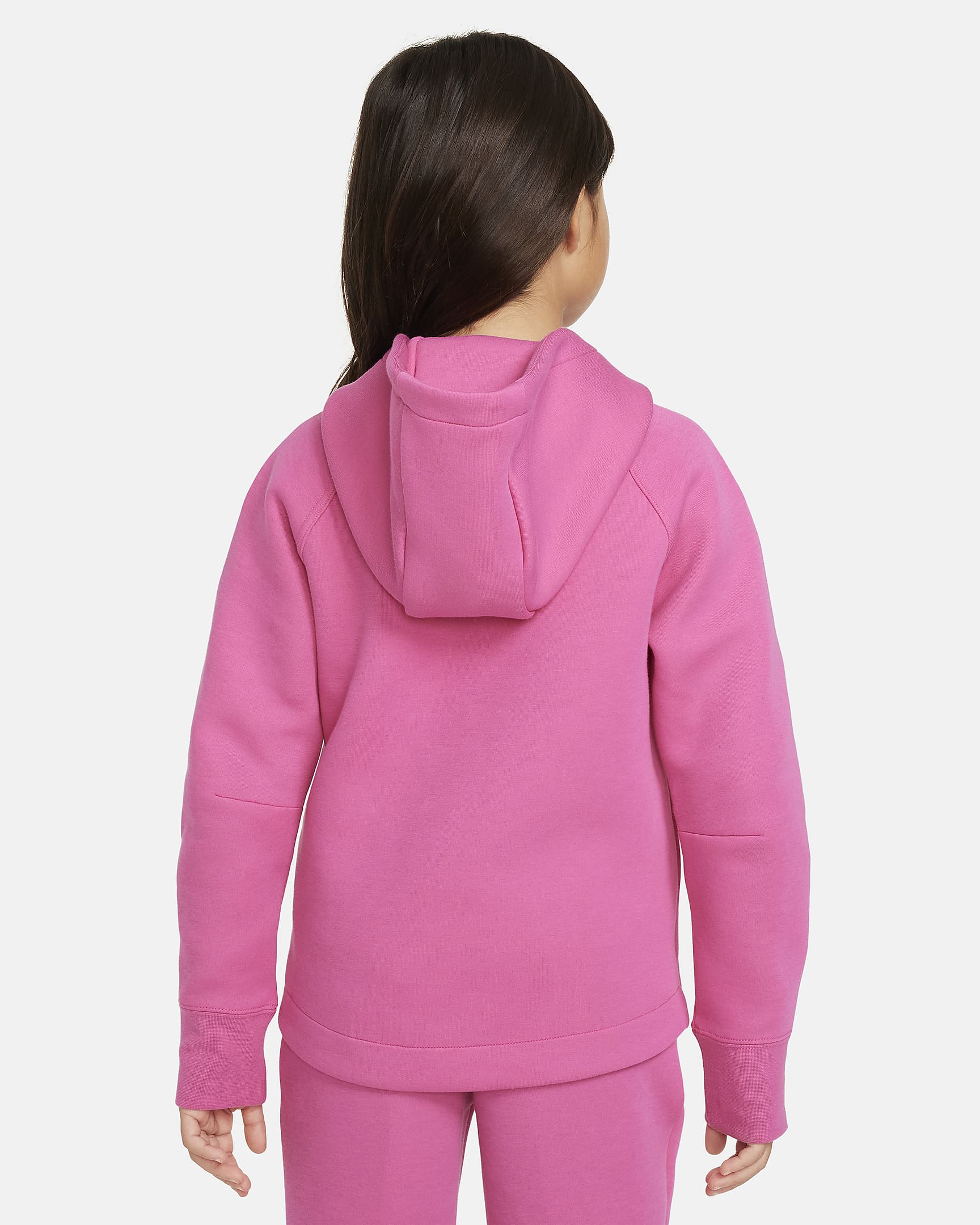 Nike Sportswear Tech Fleece Older Kids' (Girls') Full-Zip Hoodie. Nike SE