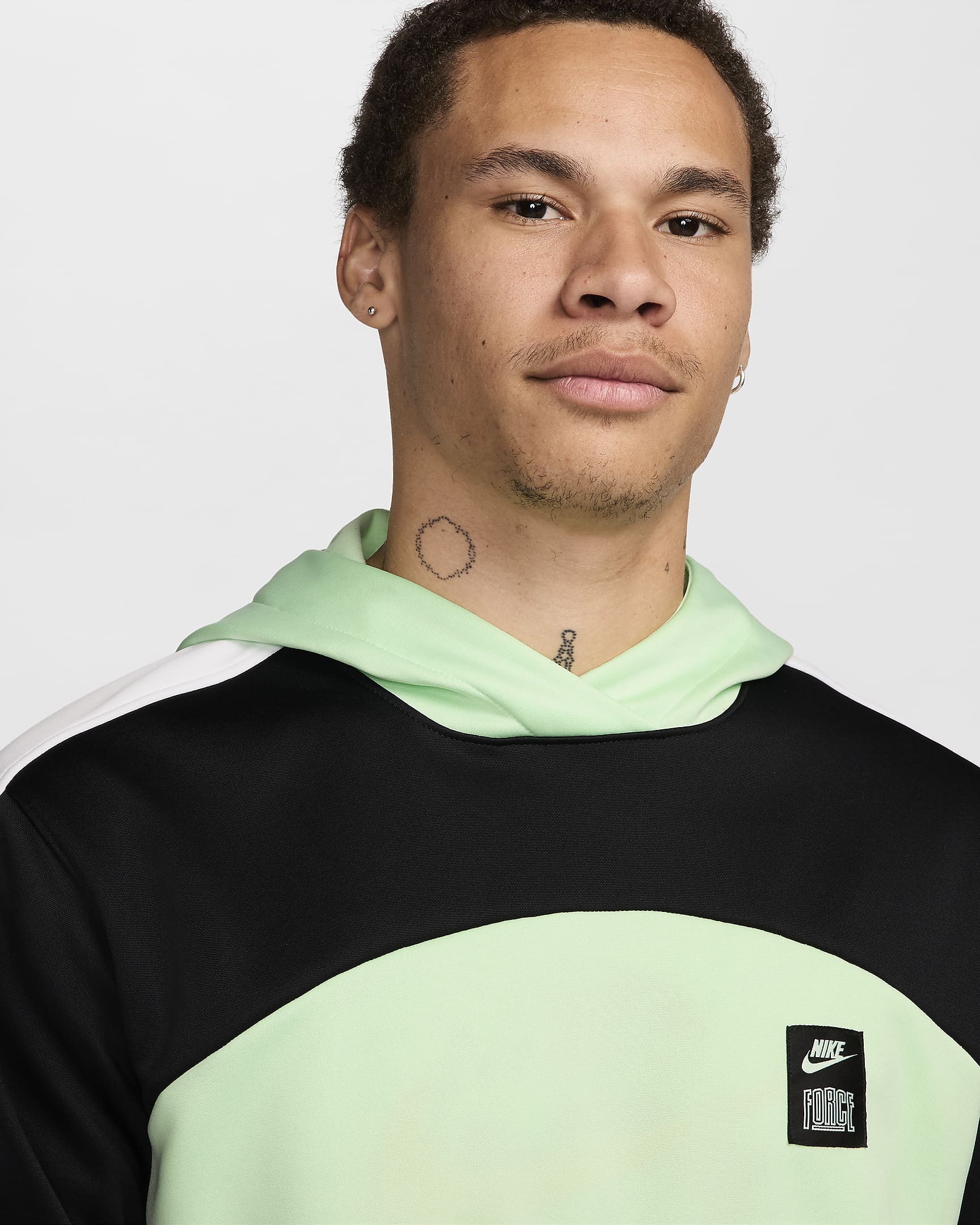 Nike Starting 5 Men's Therma-FIT Basketball Hoodie - Vapour Green/Black/White/Vapour Green