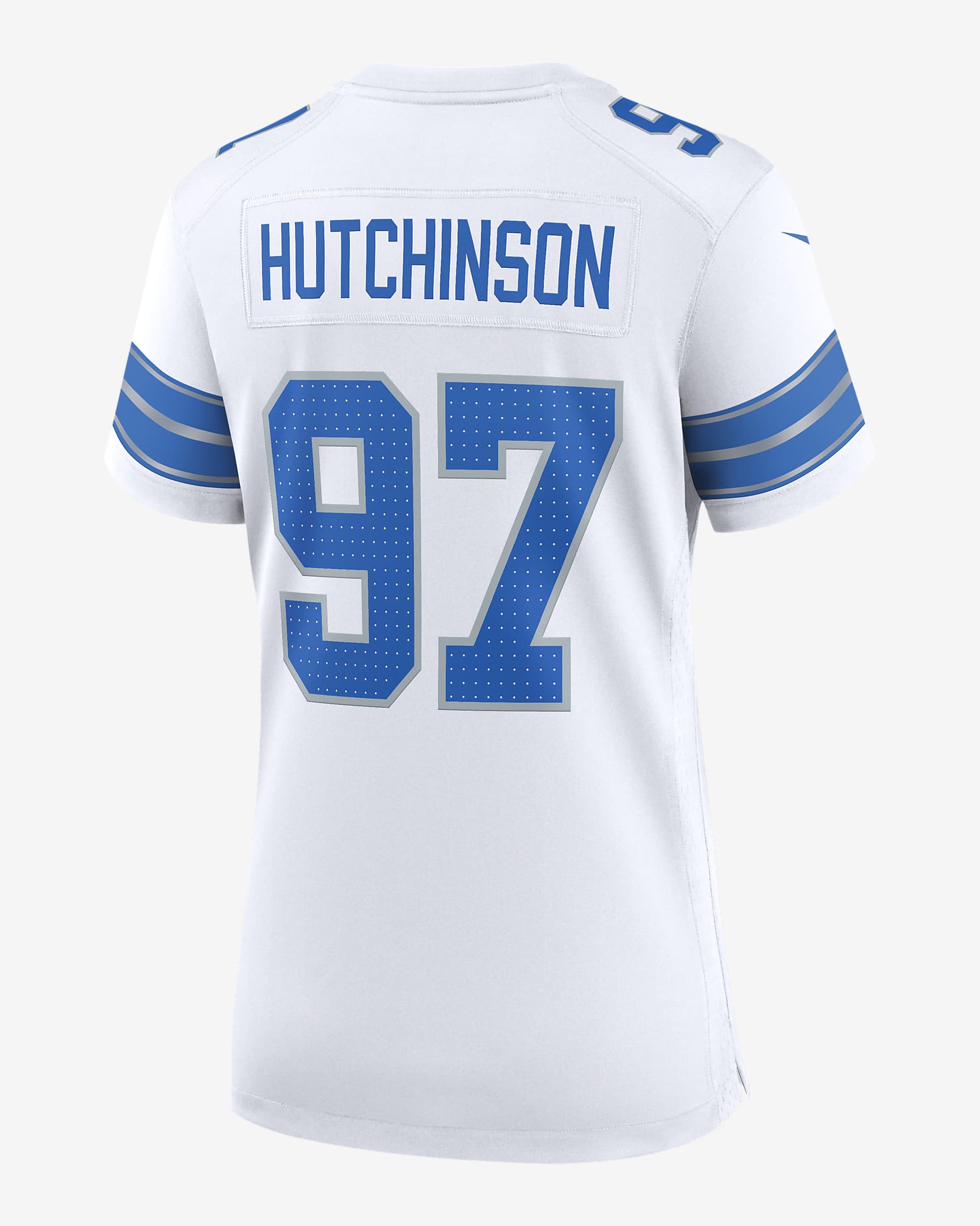 Aidan Hutchinson Detroit Lions Women's Nike NFL Game Football Jersey - White