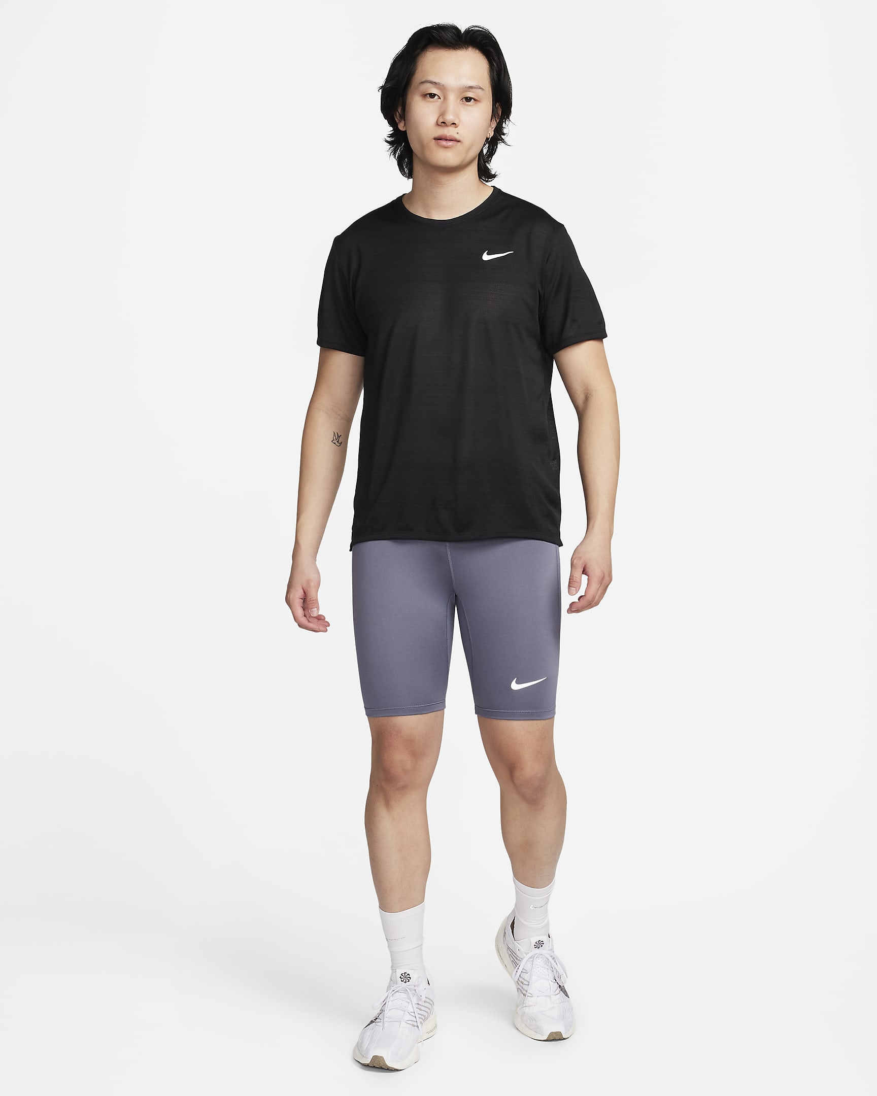 Nike Fast Men's Dri-FIT Brief-Lined Running 1/2-Length Tights. Nike IN