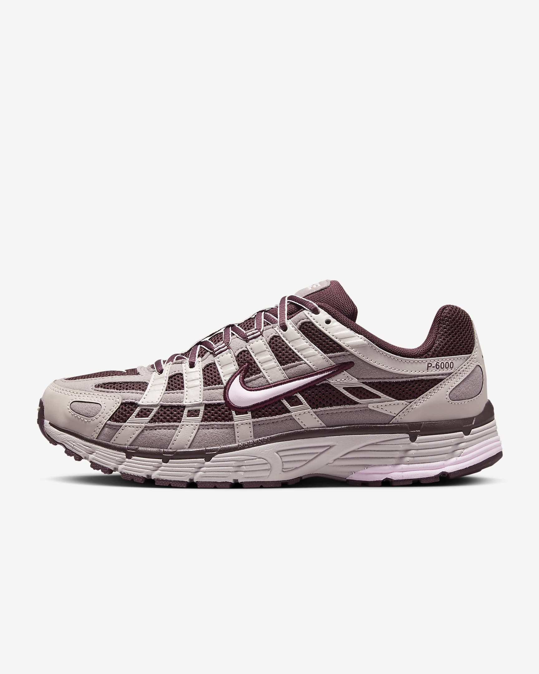 Nike P-6000 Sabatilles - Dona - Burgundy Crush/Taupe Grey/Platinum Violet/Pink Foam