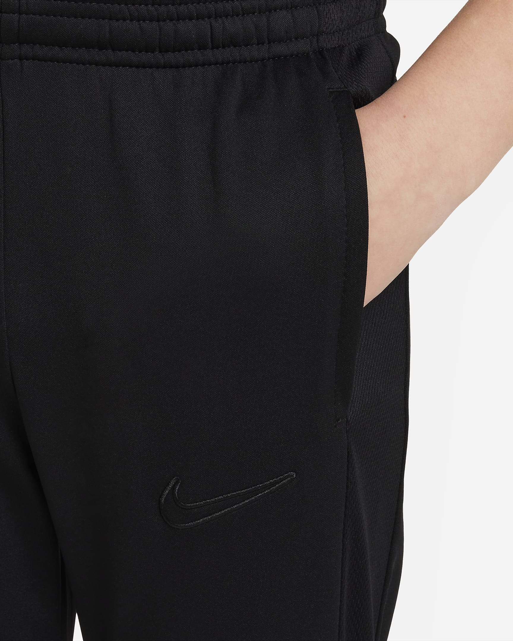 Nike Dri-FIT Academy23 Kids' Football Trousers - Black/Black/Black/Black