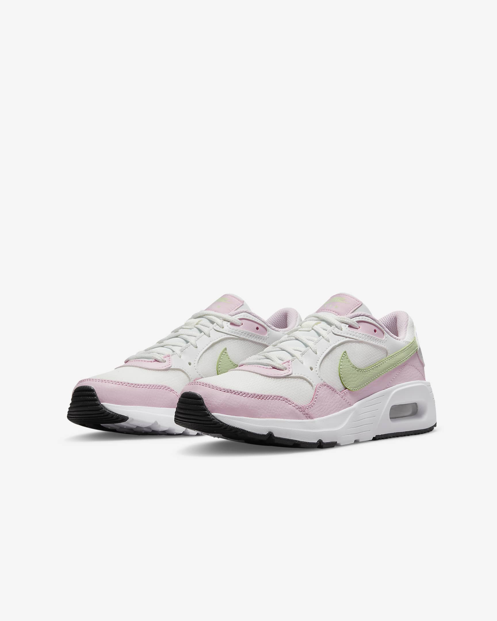 Nike Air Max SC Older Kids' Shoe - Summit White/Pink Foam/Black/Honeydew