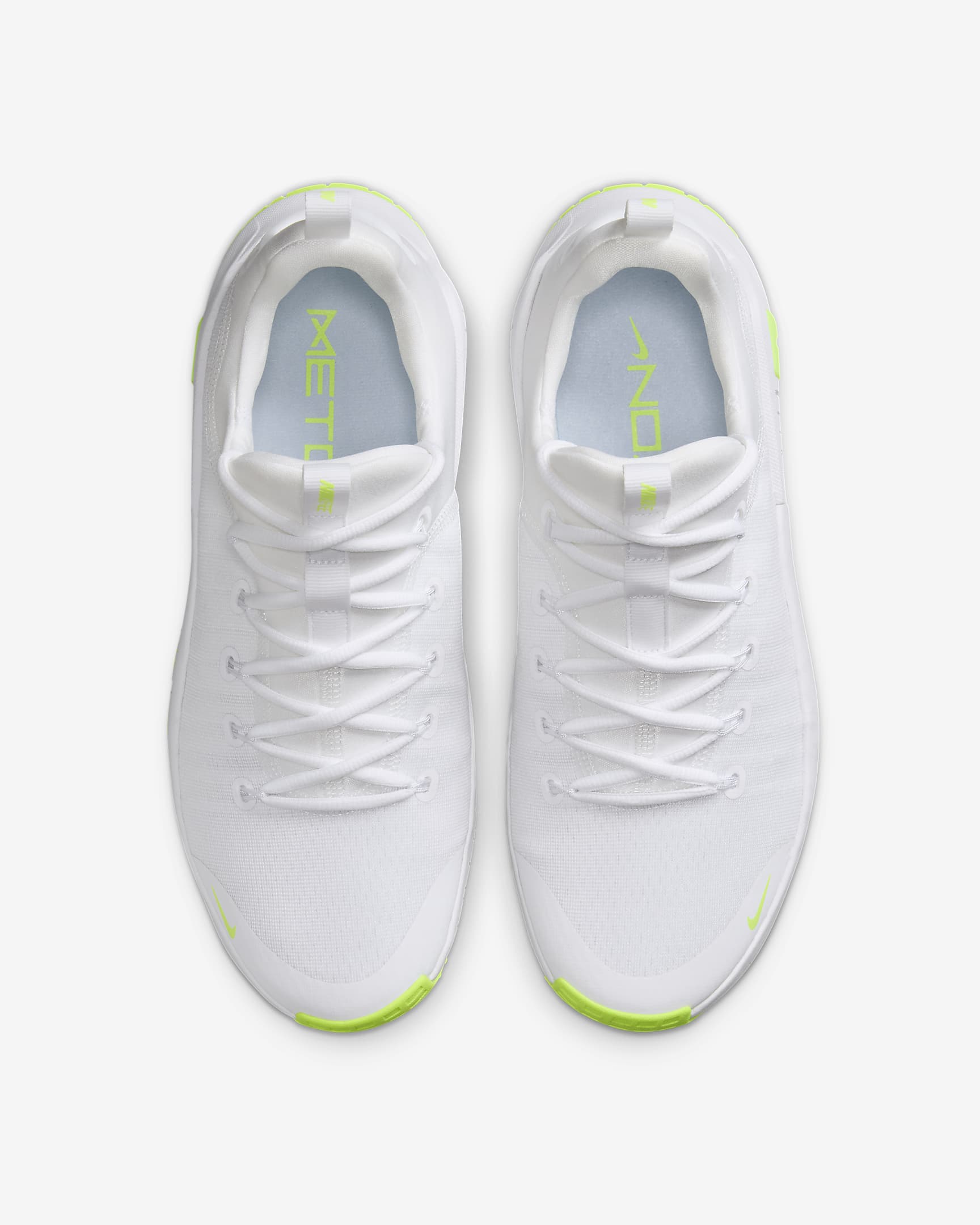 Nike Free Metcon 6 Men's Workout Shoes - White/White/Volt