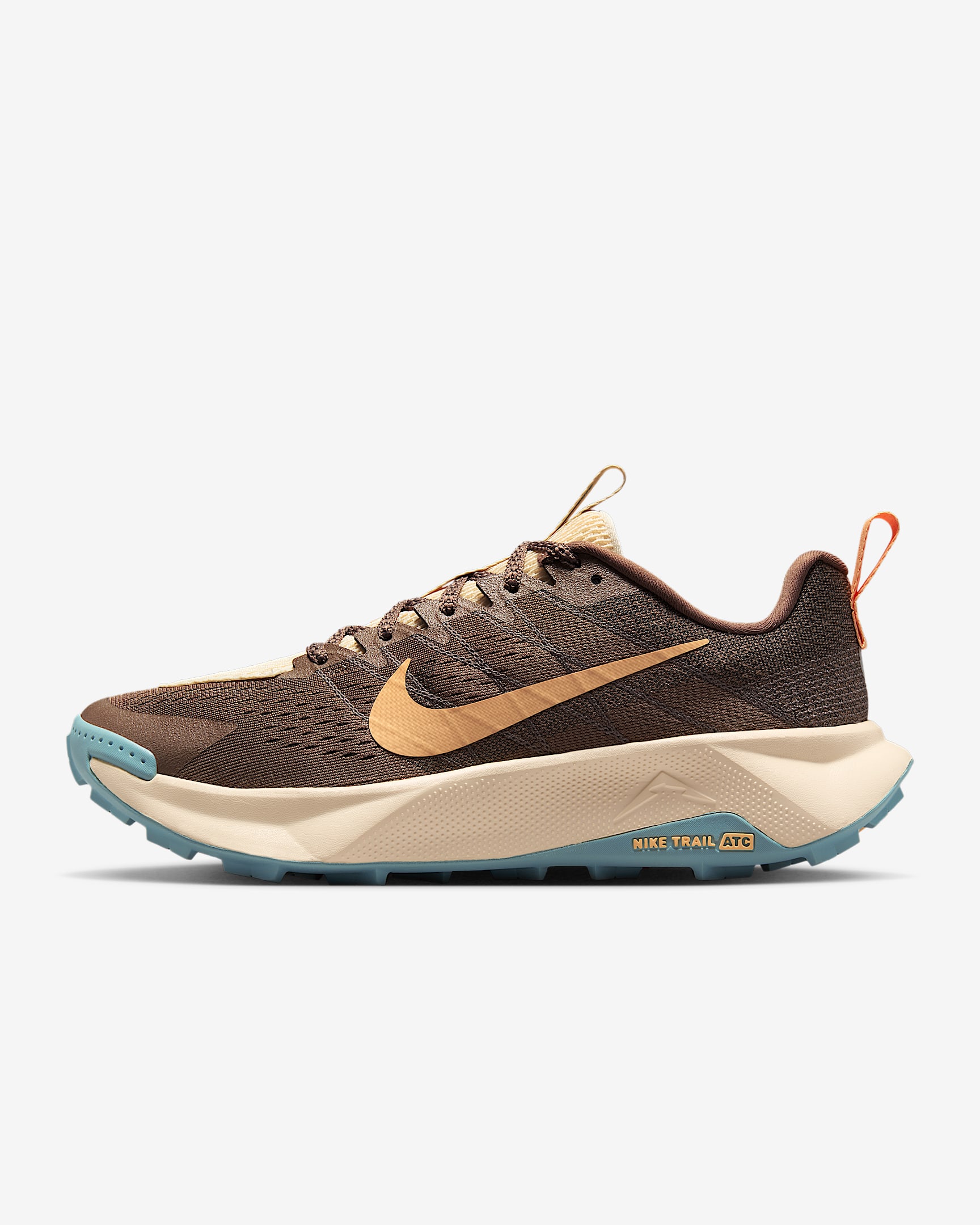 Nike Wildhorse 10 Women's Trail Running Shoes - Mink Brown/Cave Stone/Cannon/Orange Chalk