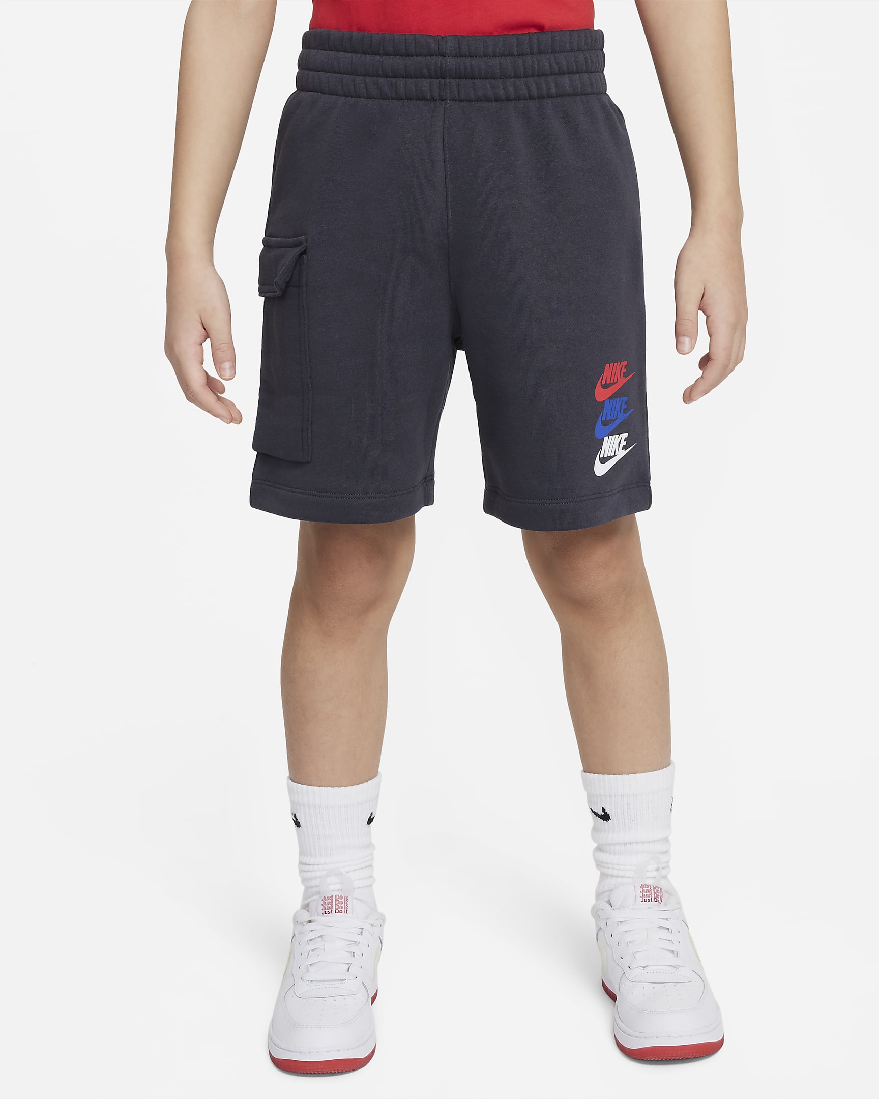 Nike Sportswear Older Kids' (Boys') Fleece Cargo Shorts. Nike IL