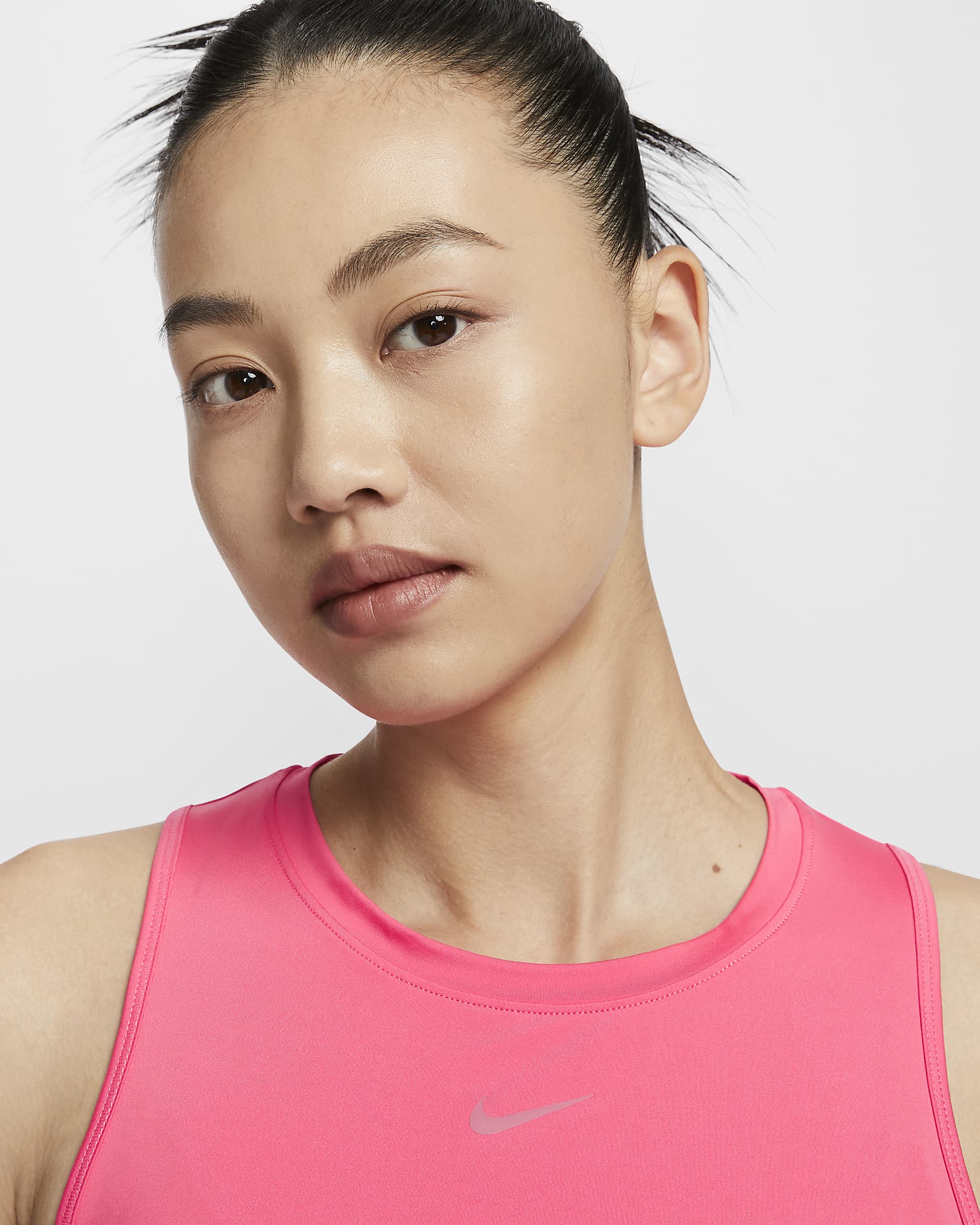 Nike One Classic Women's Dri-FIT Tank Top - Aster Pink/Black